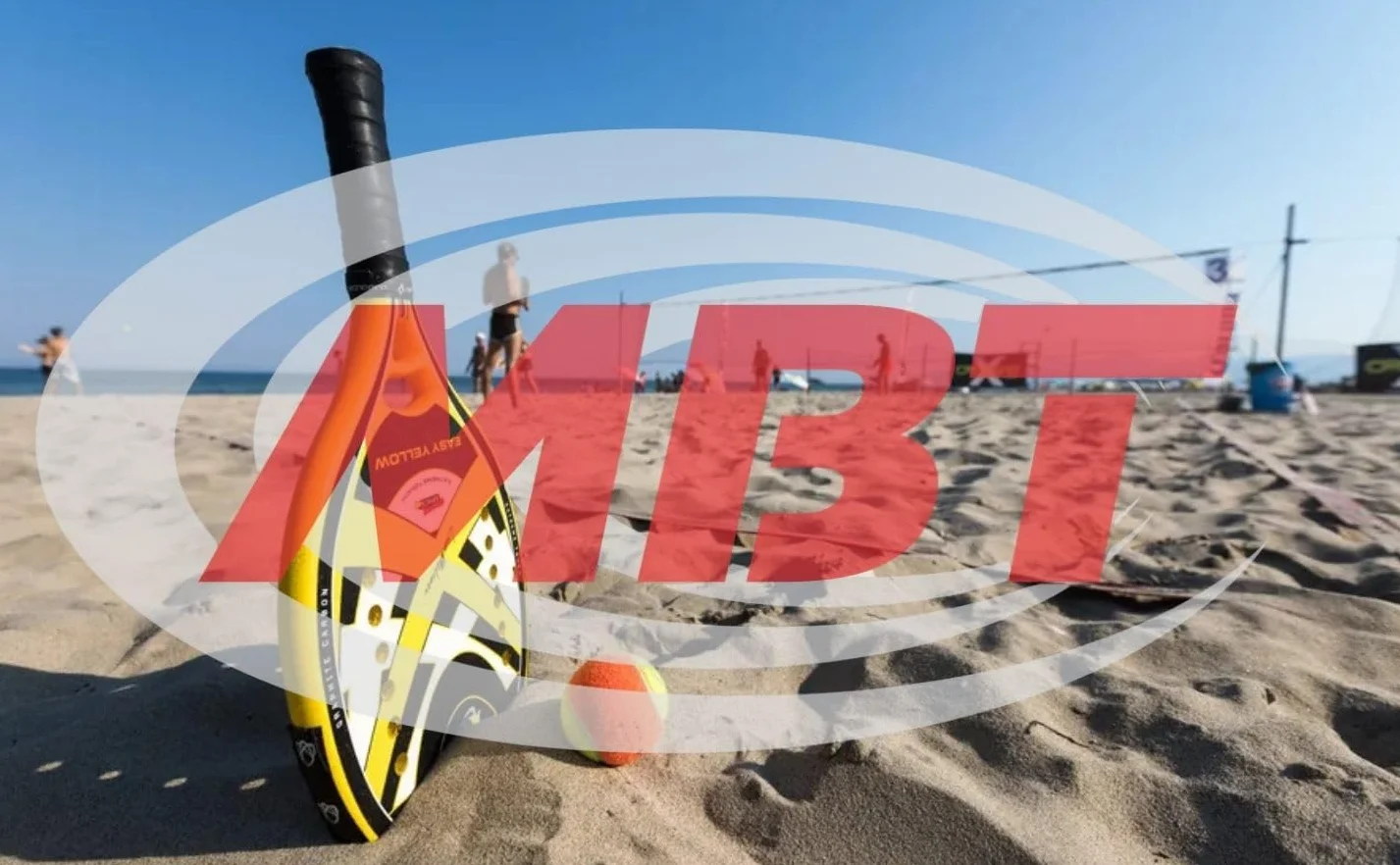 MBT TITAN Raquette Beach Tennis Fibre de Carbone 3K Eva High Power Profil 20mm