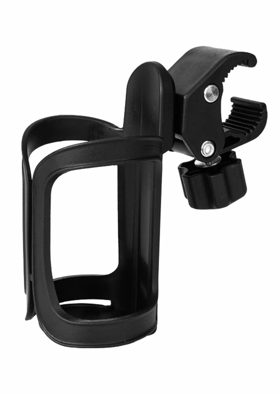 Porte-bouteille de vélo 360° rotation noir compatible VTT landaus fauteuils roulants