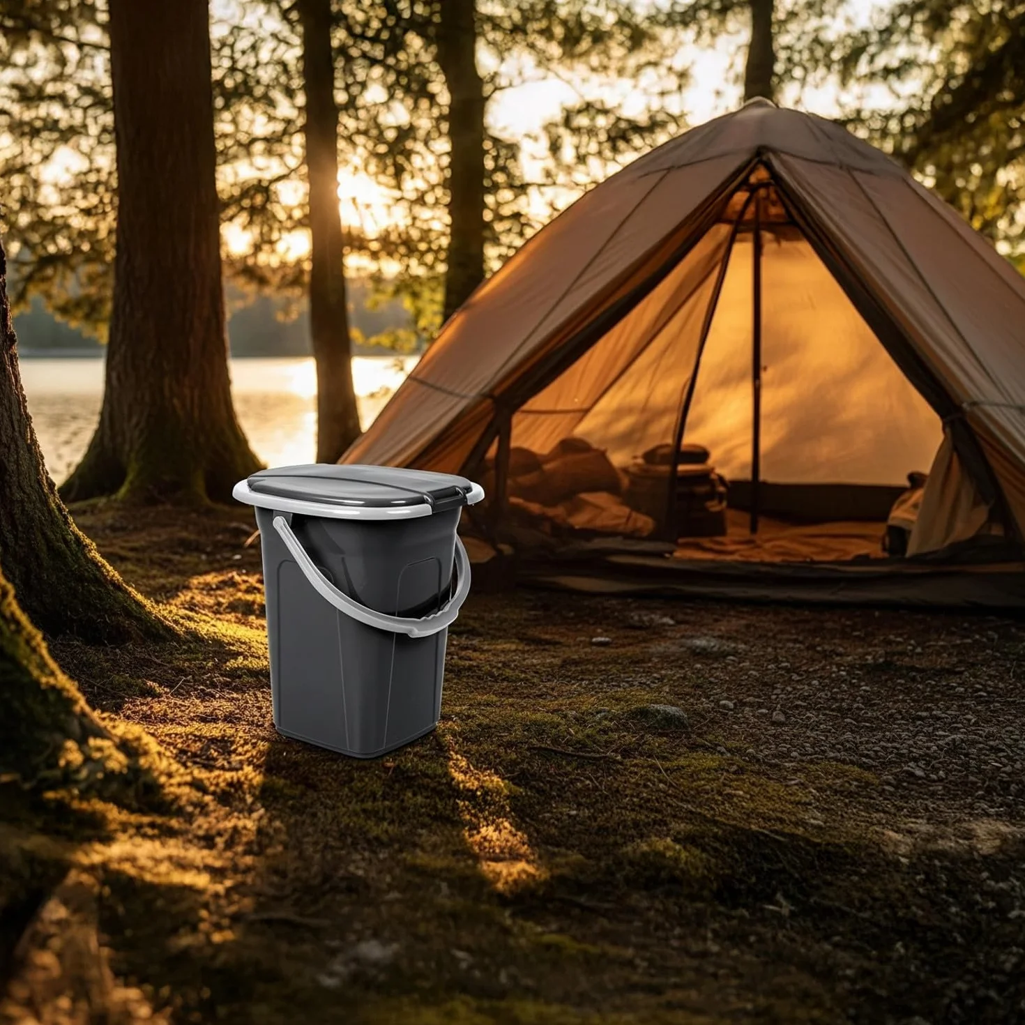 Green Blue GB320 Toilette Touristique 19L Mobile Camping