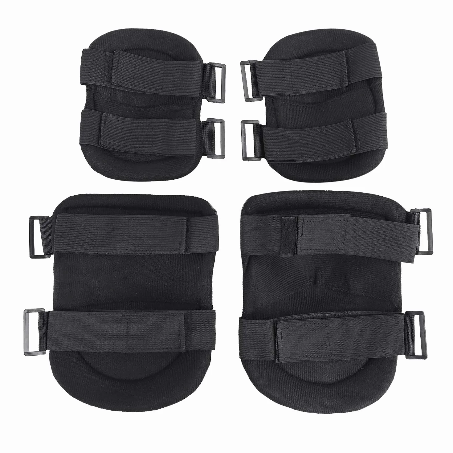 JIAHG Set de Protection Genoux et Coudes Adulte Antichoc Coussinets pour Cyclisme Patinage Planche à Roulettes