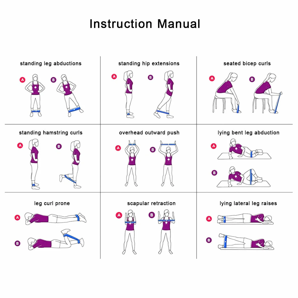 Blocs de Yoga Lot de 5 avec Bande Élastique Fitness et Sangle de Yoga