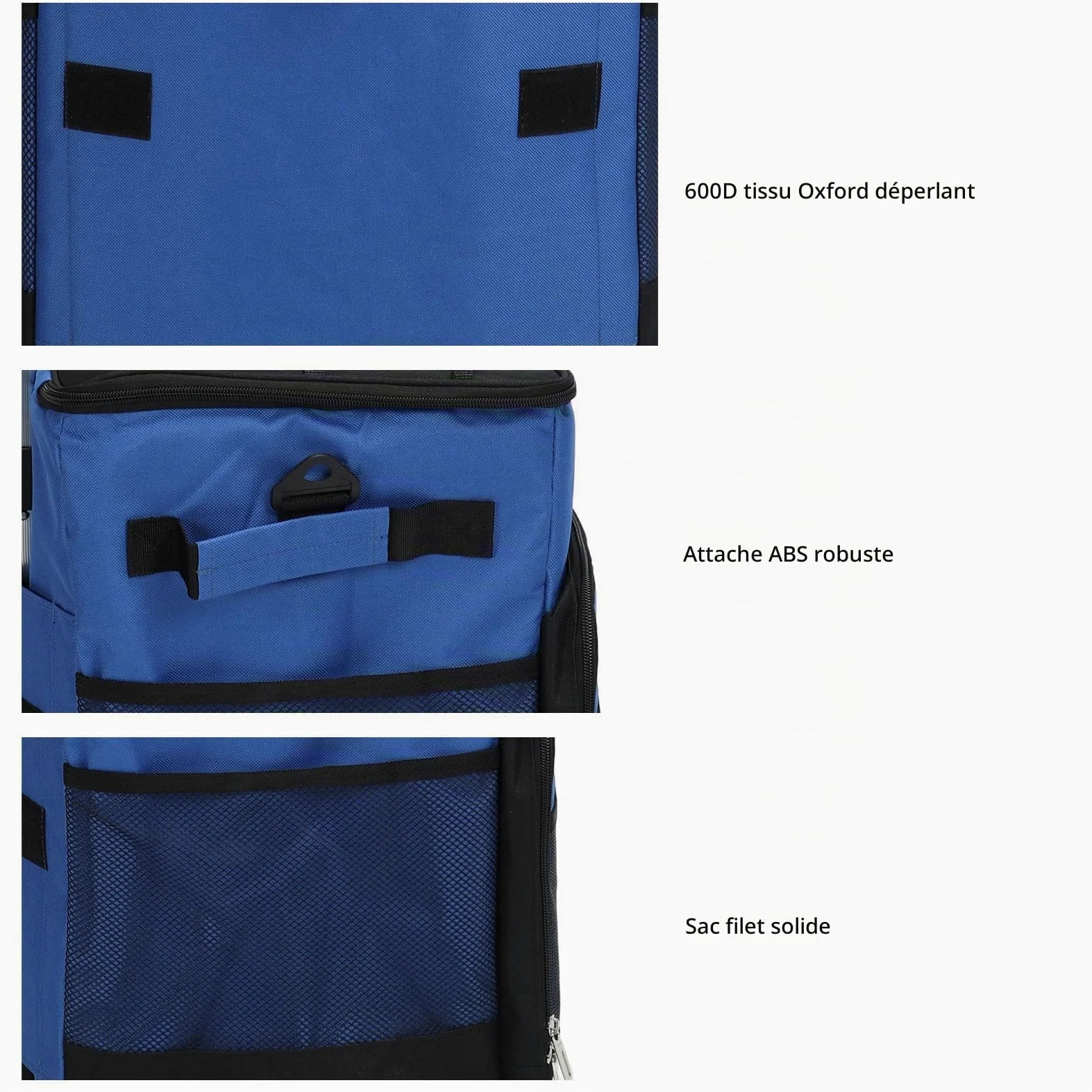 Glacière à roulettes sur Chariot, 35L Sac Isotherme Portable Isolé, Pliable Imperméable Anti-Fuite Glacière Souple pour Pique-Nique, Camping, La Plage Et Le Voyage à L'extérieur