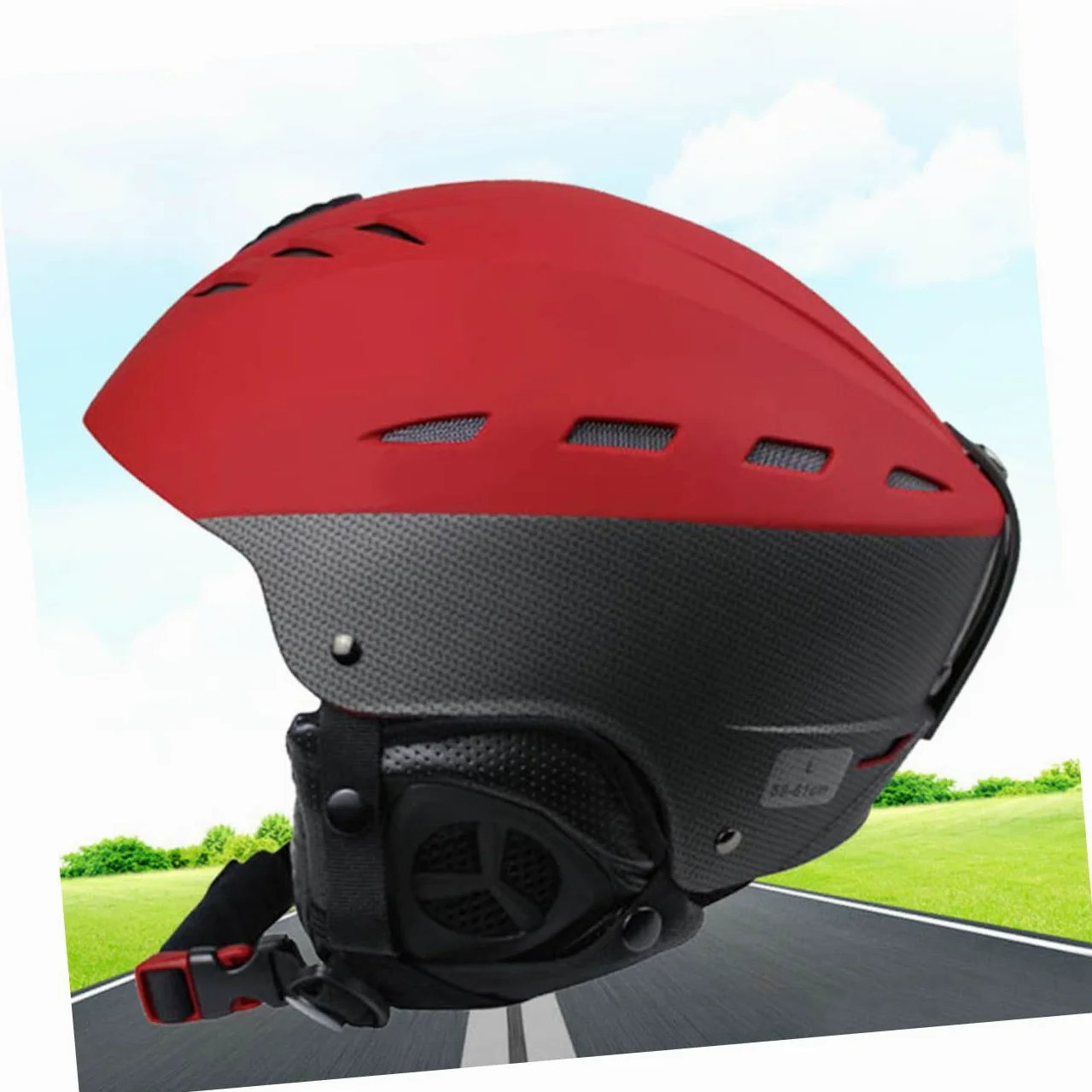 Toddmomy Casque de Ski et Snowboard pour Homme et Femme avec Aérations pour Évacuation de Chaleur Réglage Rotatif et Coussinets Amovibles
