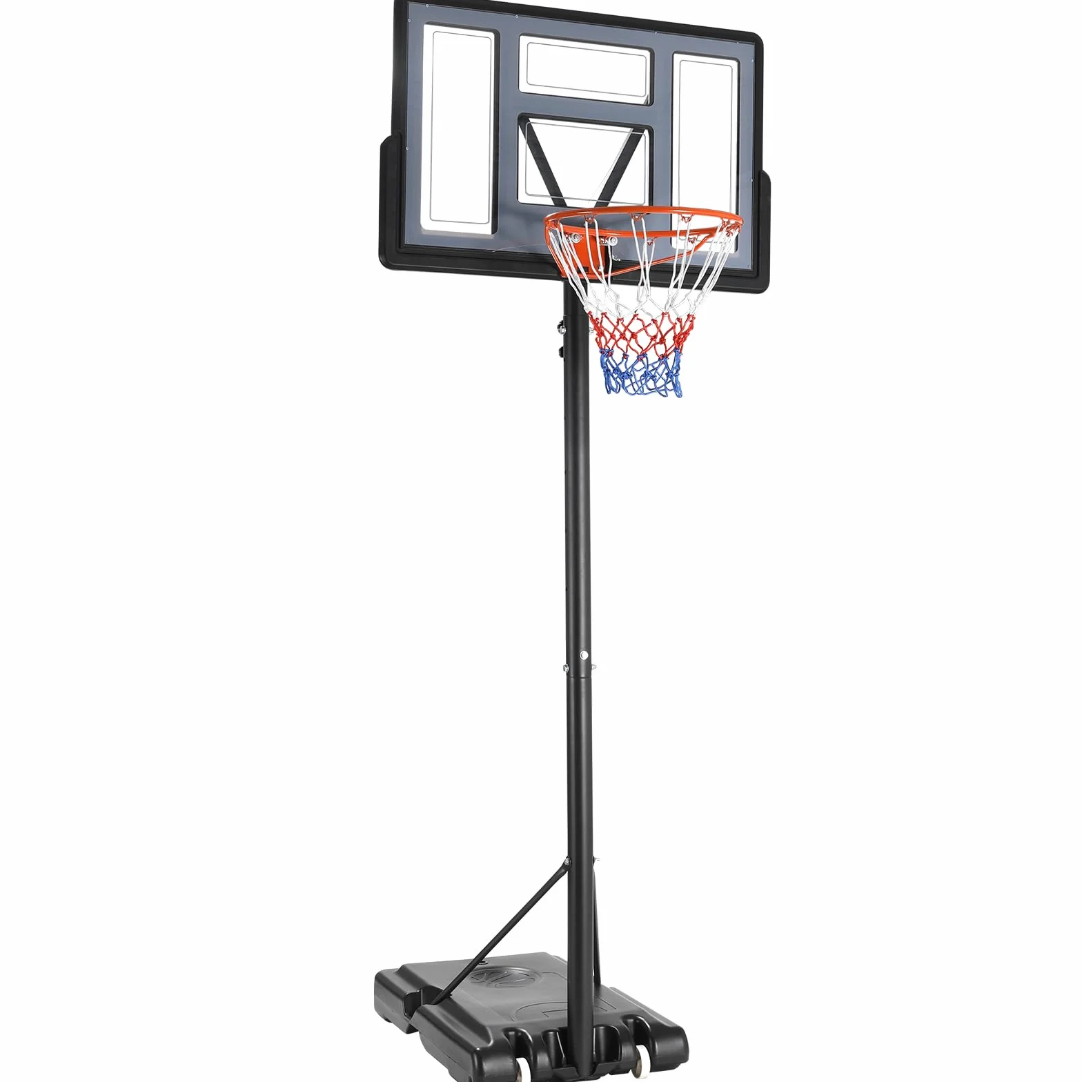 Panier de basket extérieur réglable 135-305 cm, panneau arrière 110x71 cm