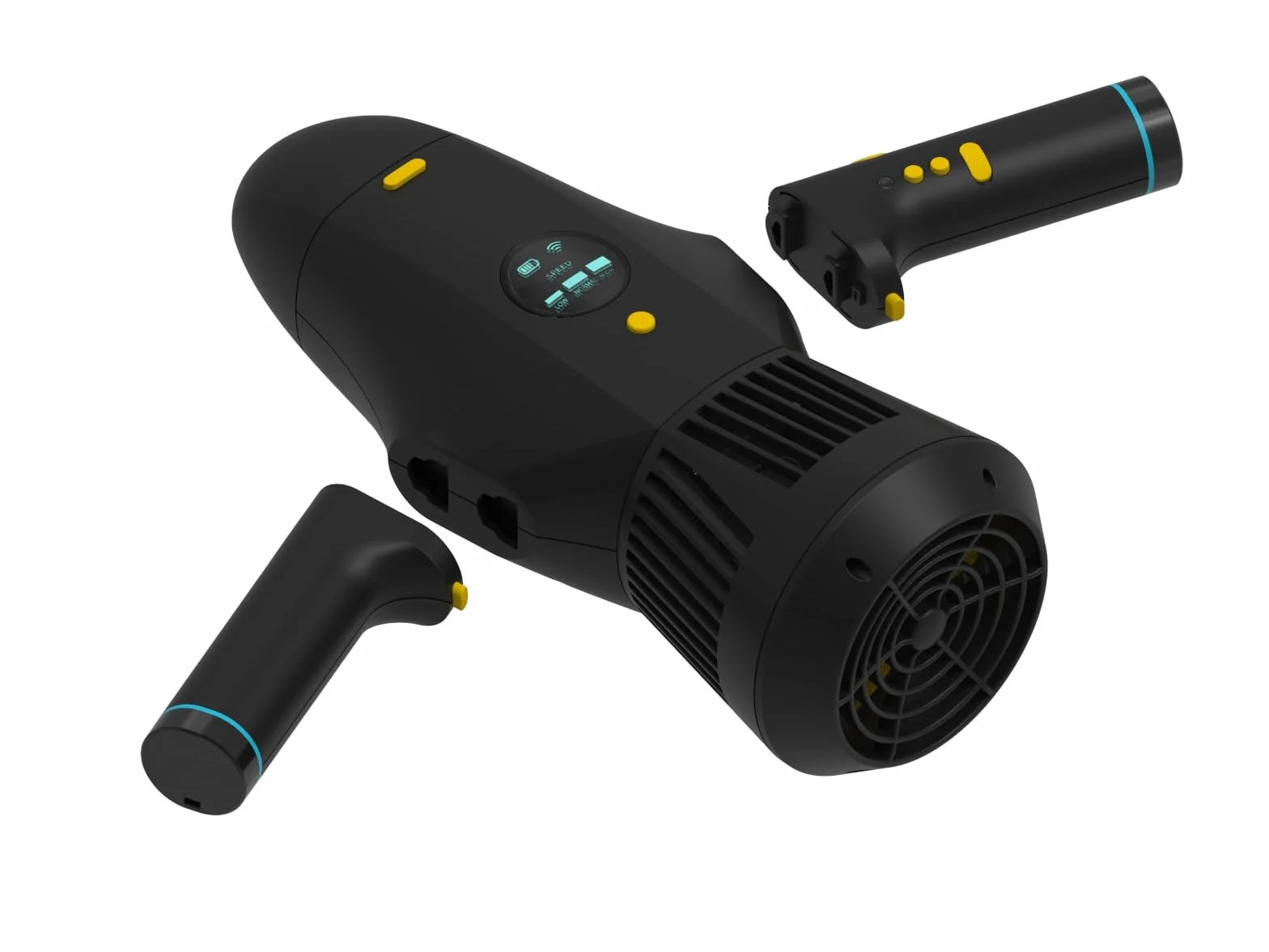 OBEST Trottinette sous-Marine Electrique 5 km/h 4500 mAh avec Support Caméra Action Affichage LCD 3 Modes Vitesse