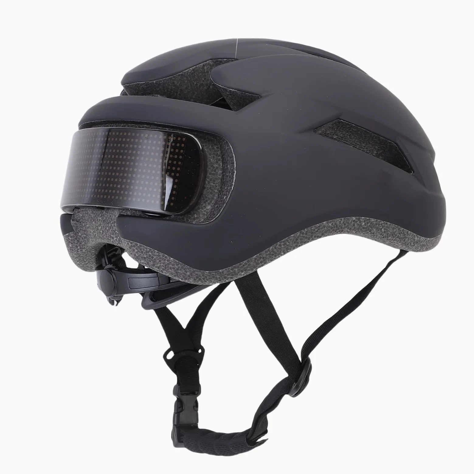 Casque Vélo Intelligent avec écran LED, Contrôle par Application | Conception multifonctionnelle, Visibilité améliorée, Ajustement confortable, Cadran réglable pour les tours de tête de 58 à