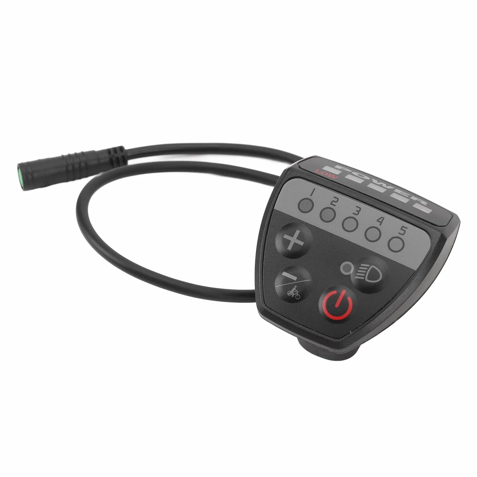 Tbest Contrôleur de Vélo Électrique 24V 36V 48V 5 Broches Résistant à l'Eau