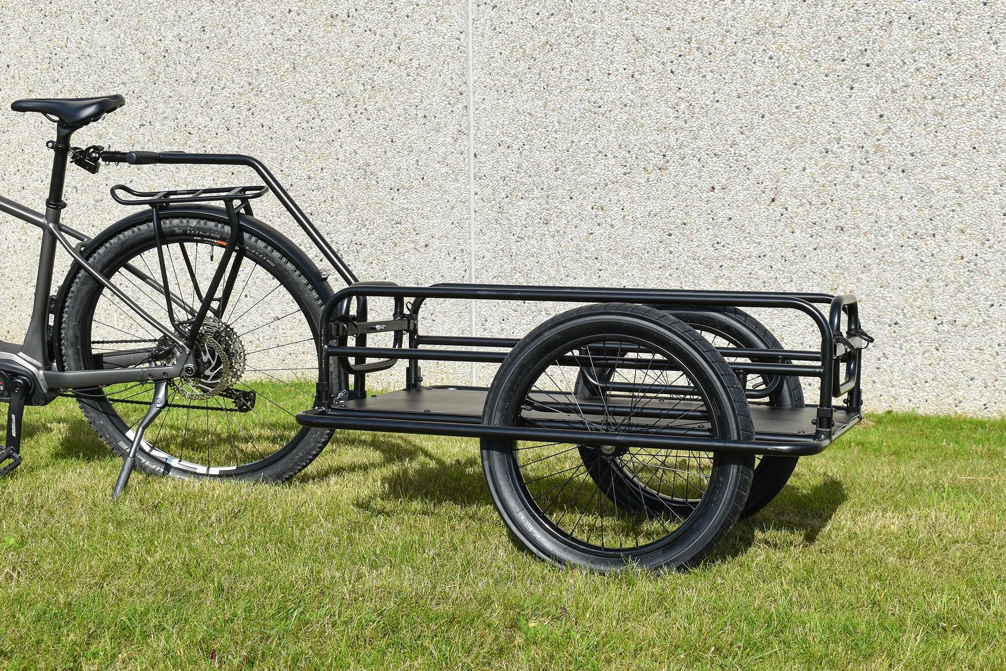 Remorque Pliable pour Vélo Attelage sur Tige de Selle