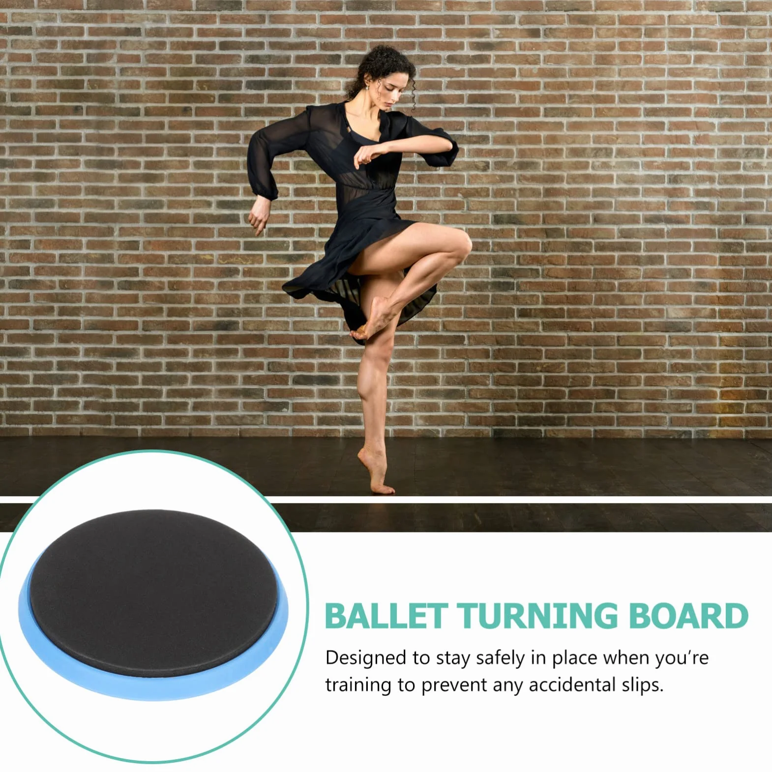BESPORTBLE Plateau Tournant pour Danseuses Planche Équilibre Entraînement Rotatif