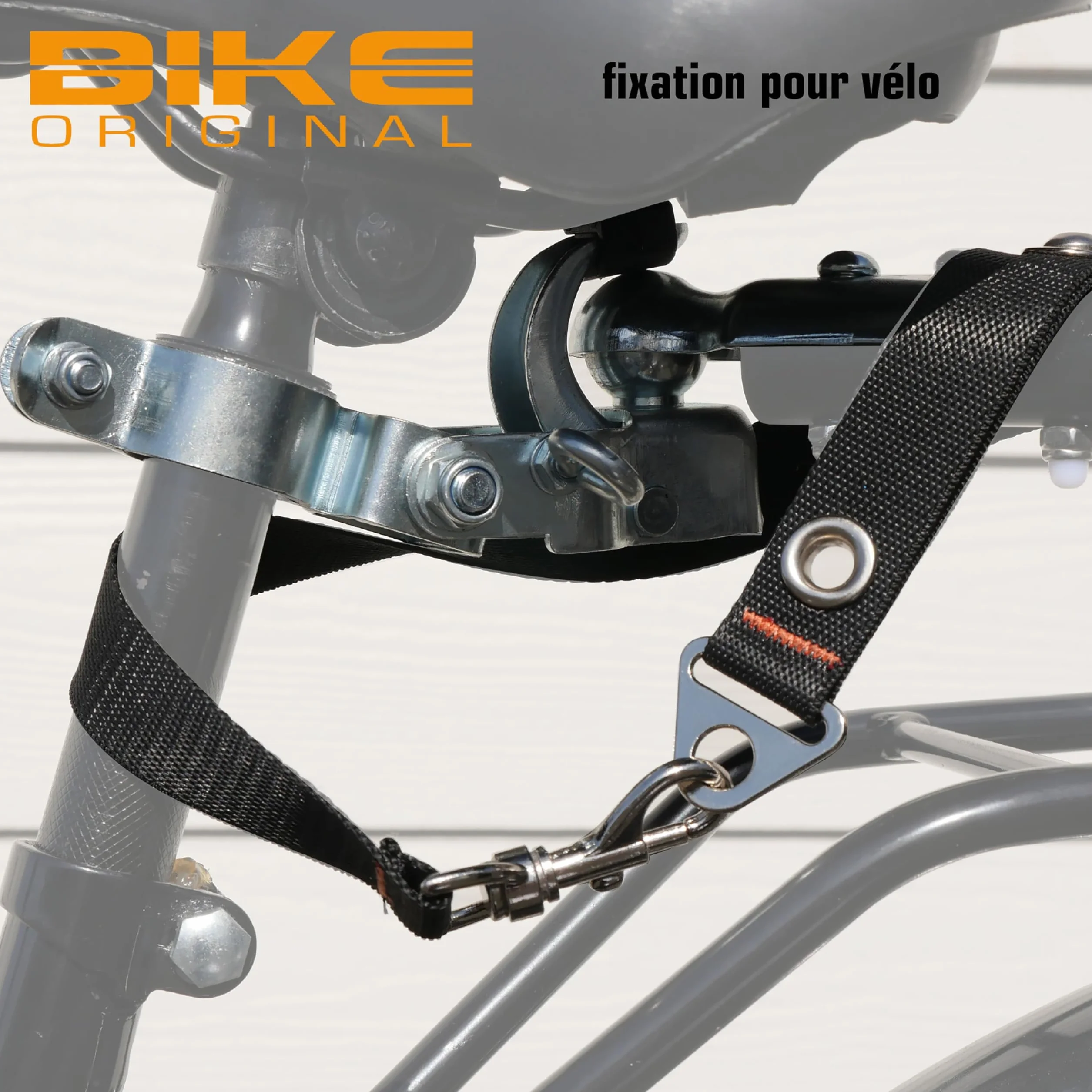Remorque de vélo 50L 20kg roues gonflables compatible e-Bike VTT ville route