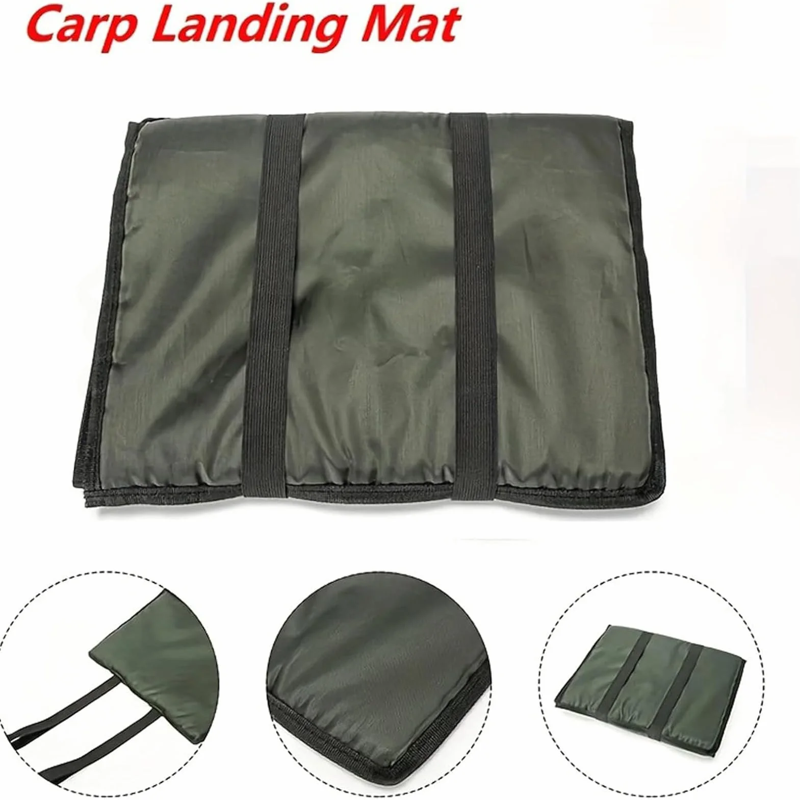 Tapis de Décrochage pour Pêche à la Carpe,Tapis de Réception Rembourré et Pliable pour Protéger Les Poissons | Équipement de Pêche Pliable Portable pour Pêcheur Débutant Expert