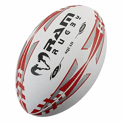 Lot de 15 ballons d'entraînement de rugby avec grand sac de rangement respirant
