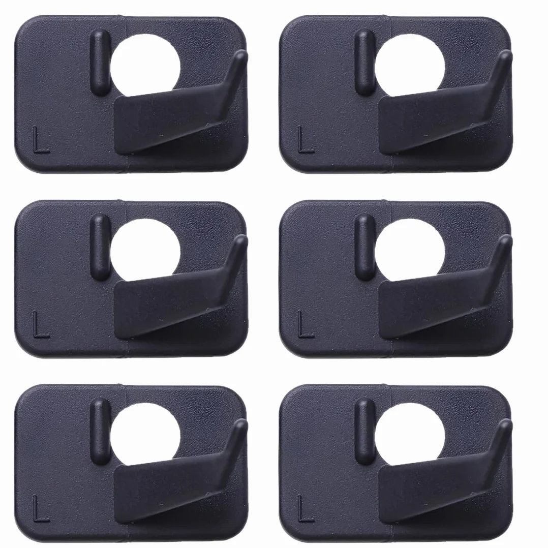 YUZNA Lot de 6 Supports Arc Composé Flèche Repos Plastique Adhésif Tir Arc Flèche Support pour Main Gauche