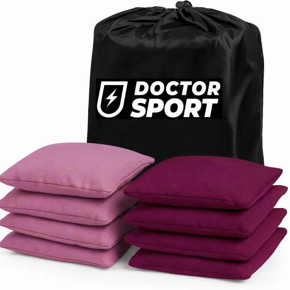 Dr Sport Lot de 8 sacs à cornhole 400 g 15 x 15 cm