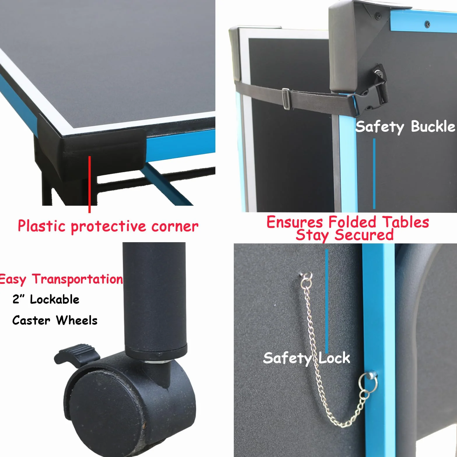 Table de Ping-Pong Pliable 7FT 210x117x76 cm avec Raquettes et Filet Intérieur Extérieur Enfant