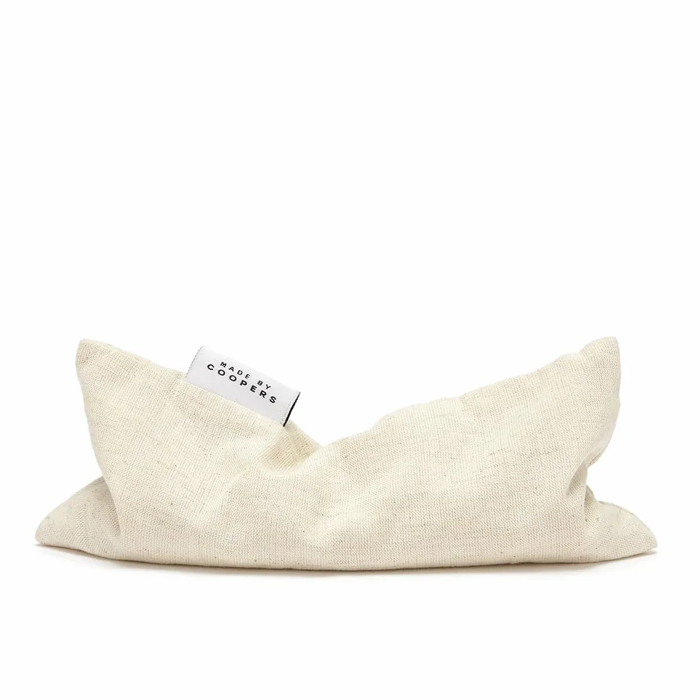 Oreiller pour les yeux à la lavande et aux graines de lin - Coopers, en lin naturel pour relaxation et sommeil