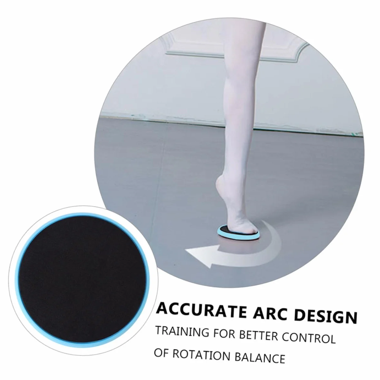 UKCOCO Planche de Rotation pour Ballet et Danse Disque Entraînement Tournant Portable Surface Lisse Antidérapante
