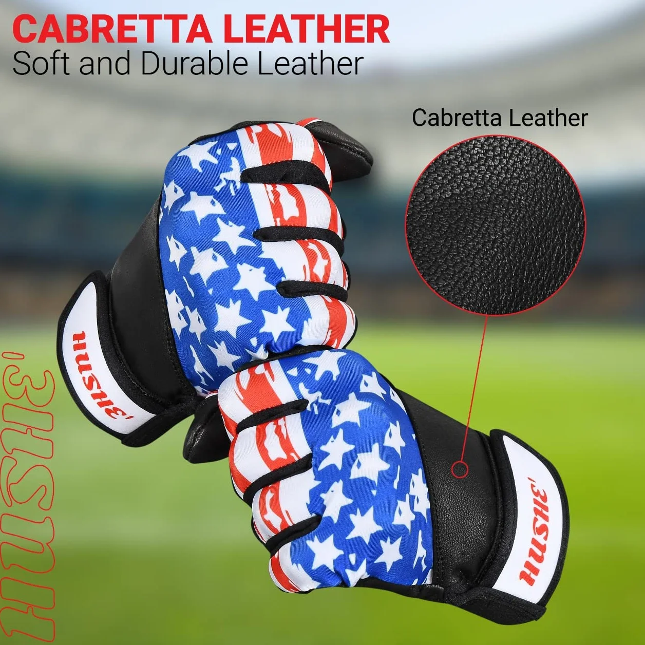 Hushe' Gants de frappe baseball taille L jeune