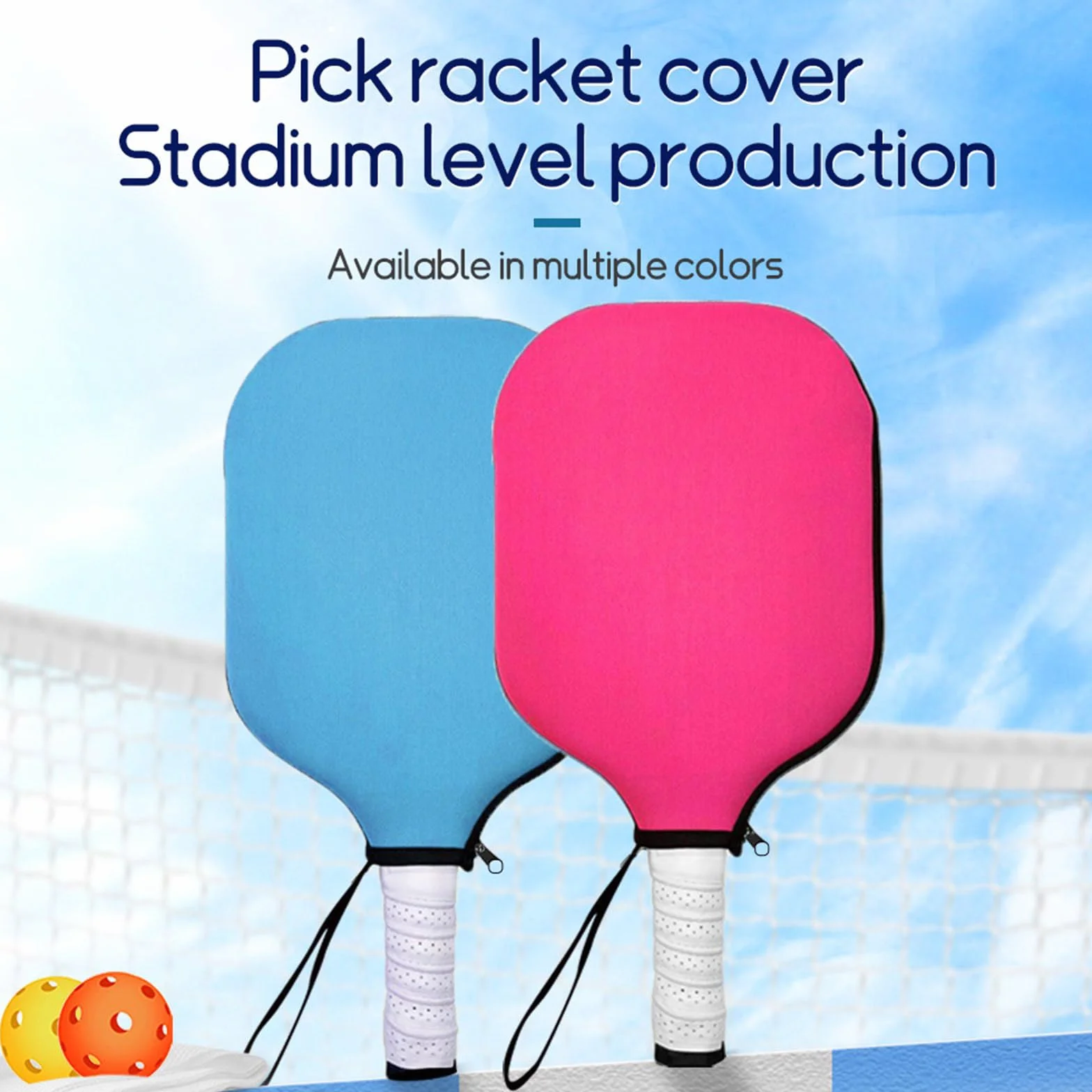 Housse de protection pour raquette de pickleball anti-rayures