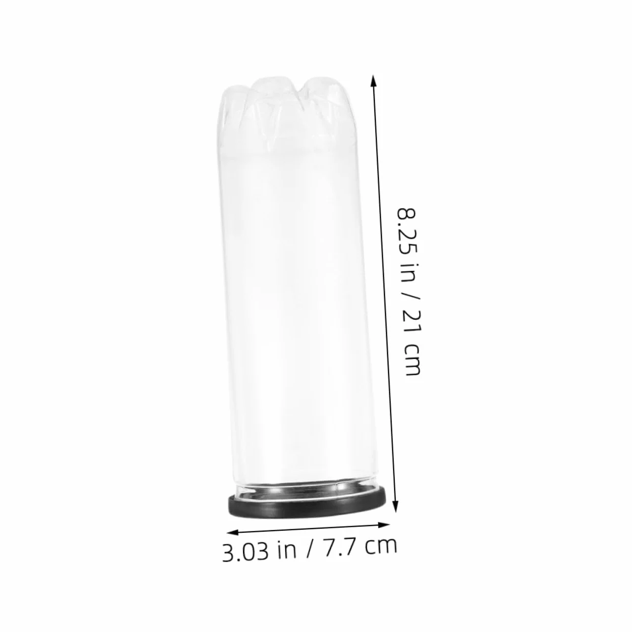 6 pièces Boîte de Rangement Transparente pour Balles de Tennis avec Couvercle Noir Lot de Tubes PVC Durables pour Stockage et Organisation Intérieure et Extérieure