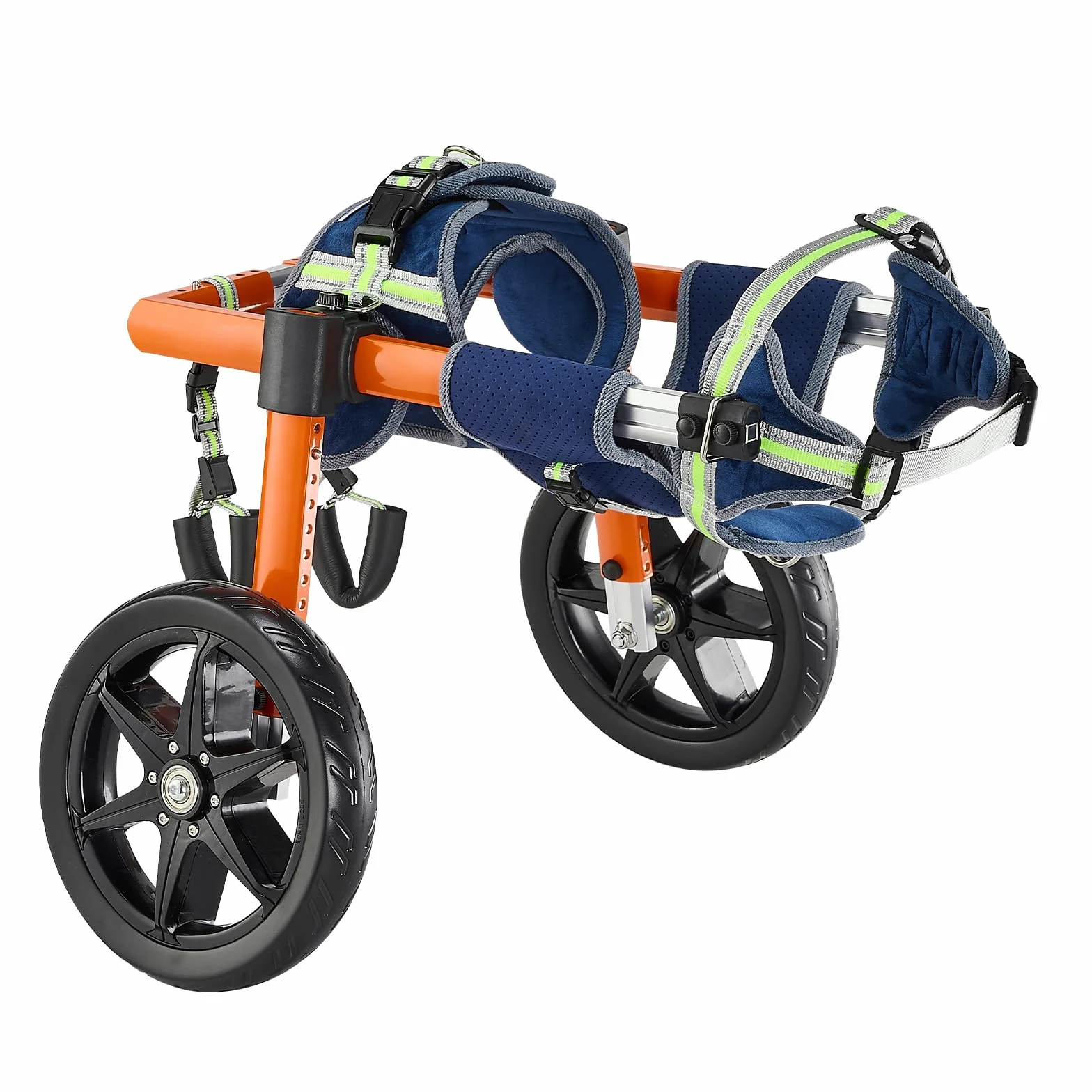 VEVOR Fauteuil Roulant pour Chien Pattes Arrières 2 Roues Taille M 15,88-21,77 kg Réglable Hauteur Largeur Longueur