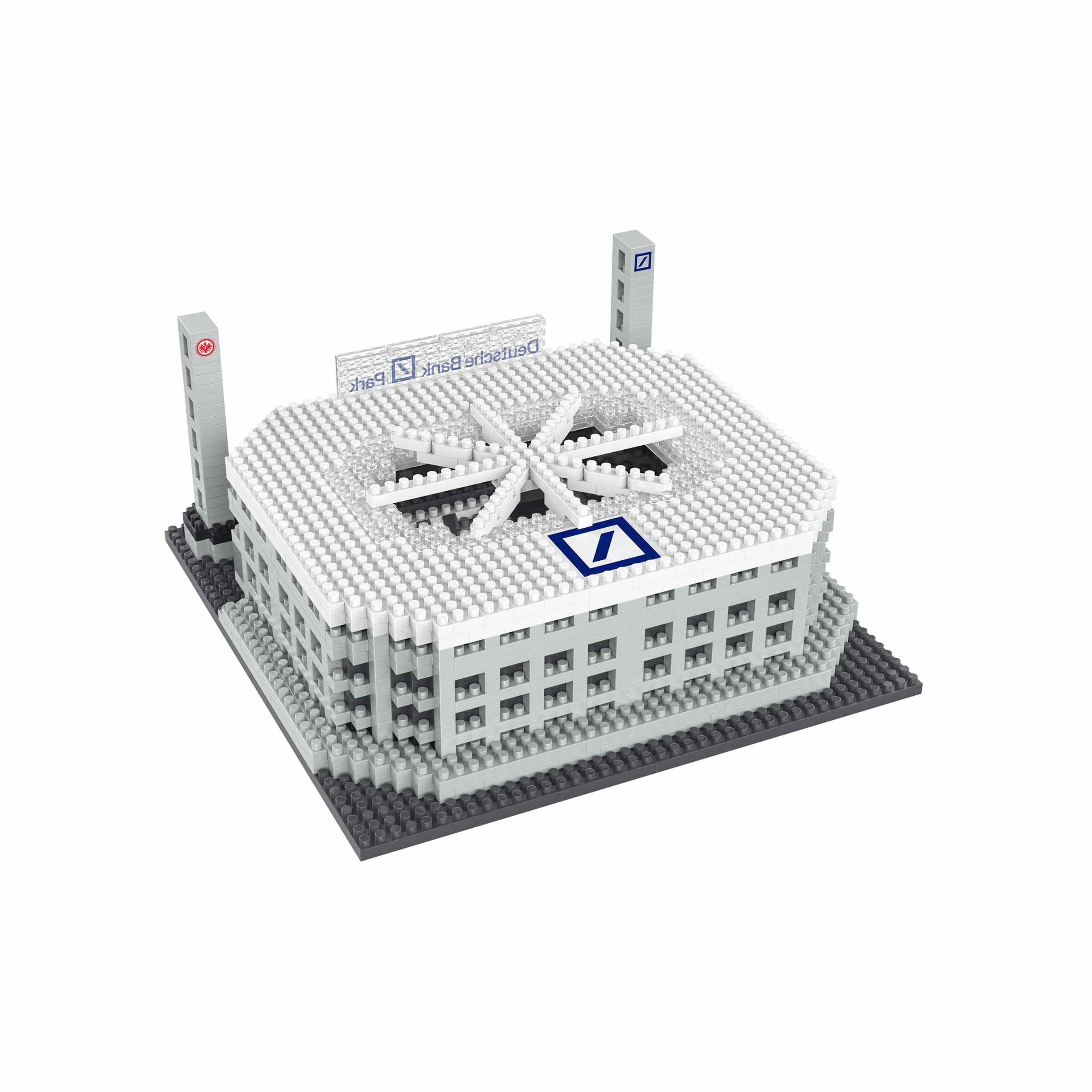 Eintracht Francfort BRXLZ Mini Stade 3D Bricks Jouet de Construction Waldstadion Deutsche Bank Park
