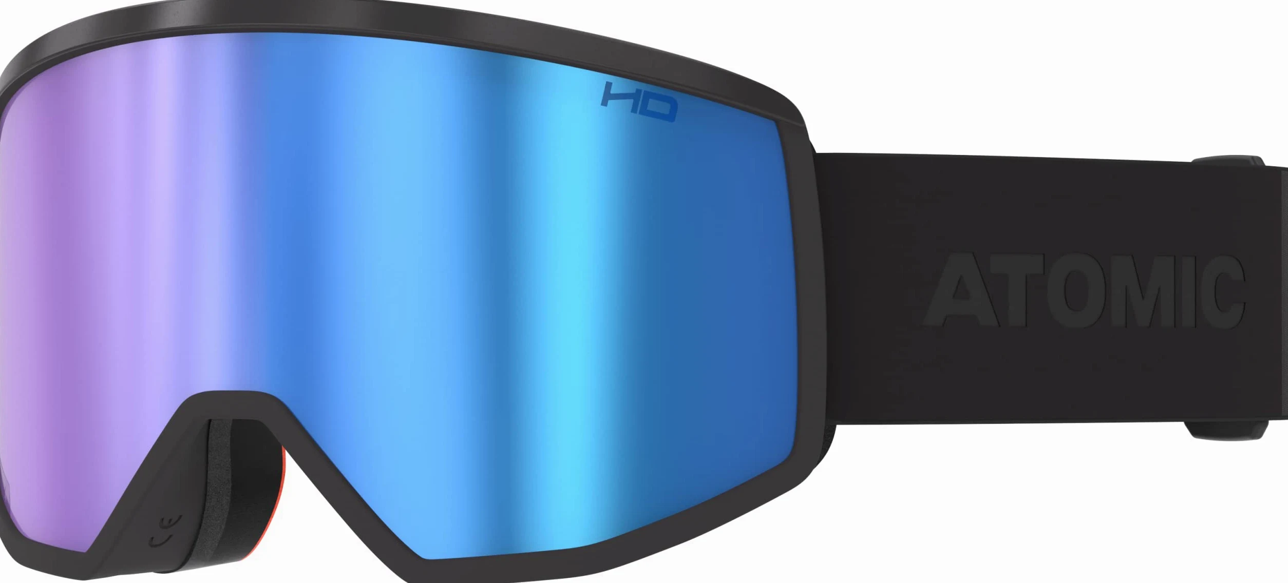 ATOMIC FOUR HD Lunettes de ski et de snowboard avec technologie de verres HD pour une vision claire I Lunettes de ski pour homme et femme avec monture Live Fit pour un ajustement personnalisé