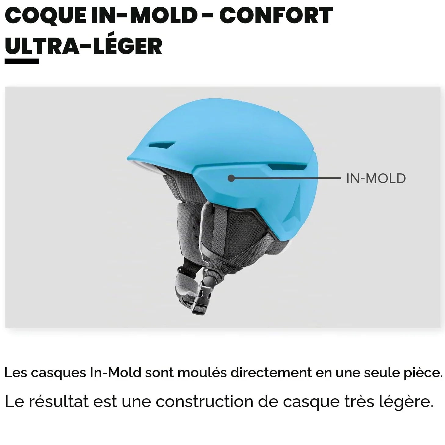 Atomic, Casque de ski All Mountain, Unisexe, Revent, L (59-63 cm), Noir, AN5005736L
