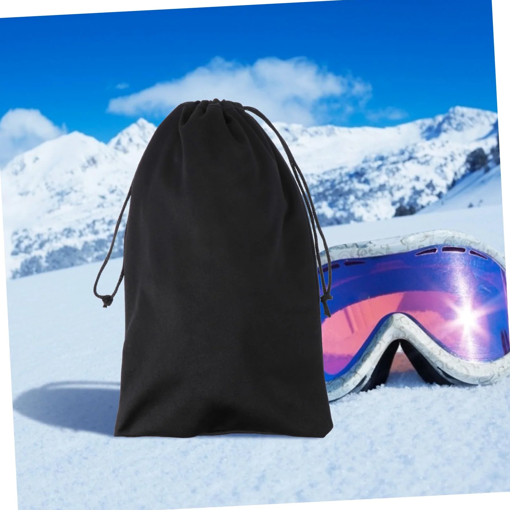 INOOMP 90pièces Pochette De pour De Ski Étui avec Cordon De Serrage Compatible Plupart des De Neige