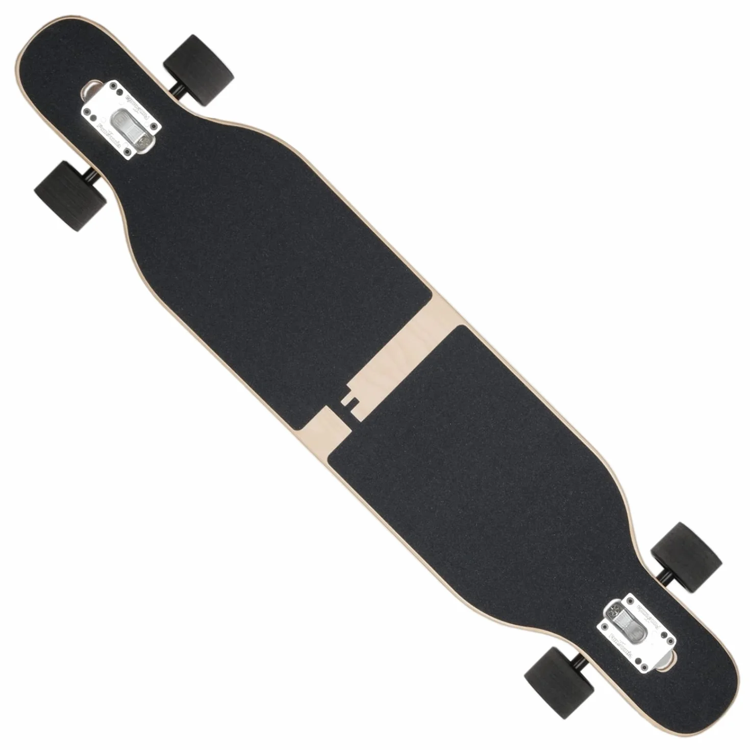 FunTomia Longboard 2 niveaux flexibles Skateboard Drop Through Cruiser Roulement à billes Mach1 Speed Outil en T