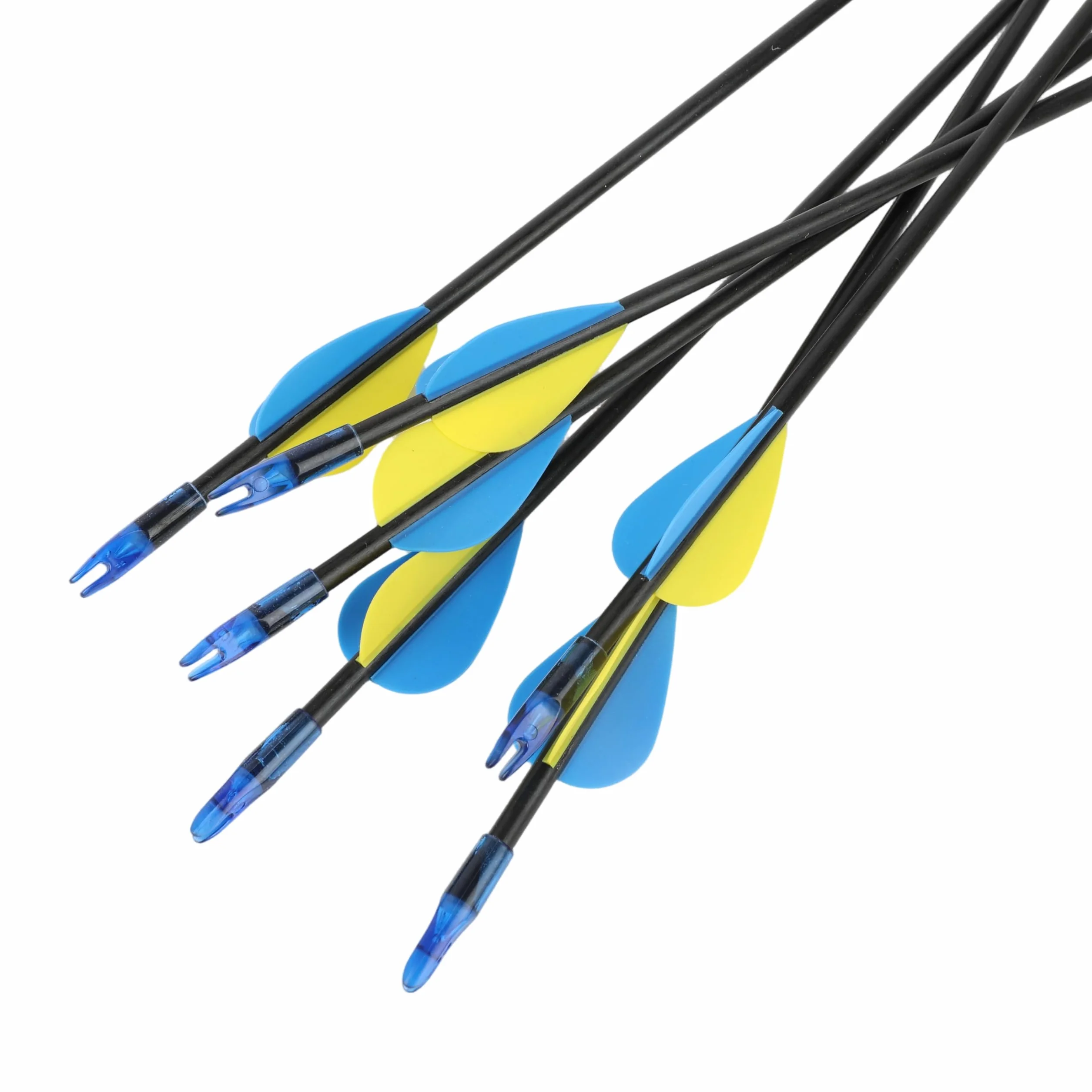Flèches à Ventouse 29" en Fibre de Verre pour Tir à l'Arc Débutant Entraînement
