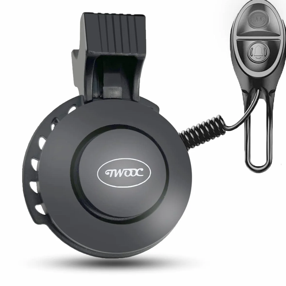 Sonnette Vélo Électrique 100dB Réglable USB Rechargeable Étanche 4 Modes VTT