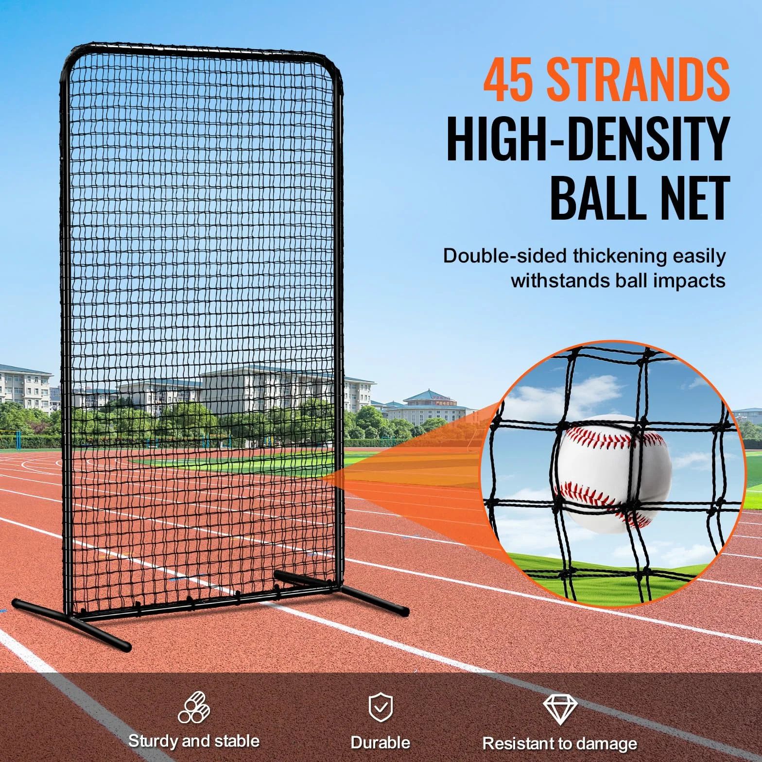 VEVOR Screen Baseball Cage de frappeur