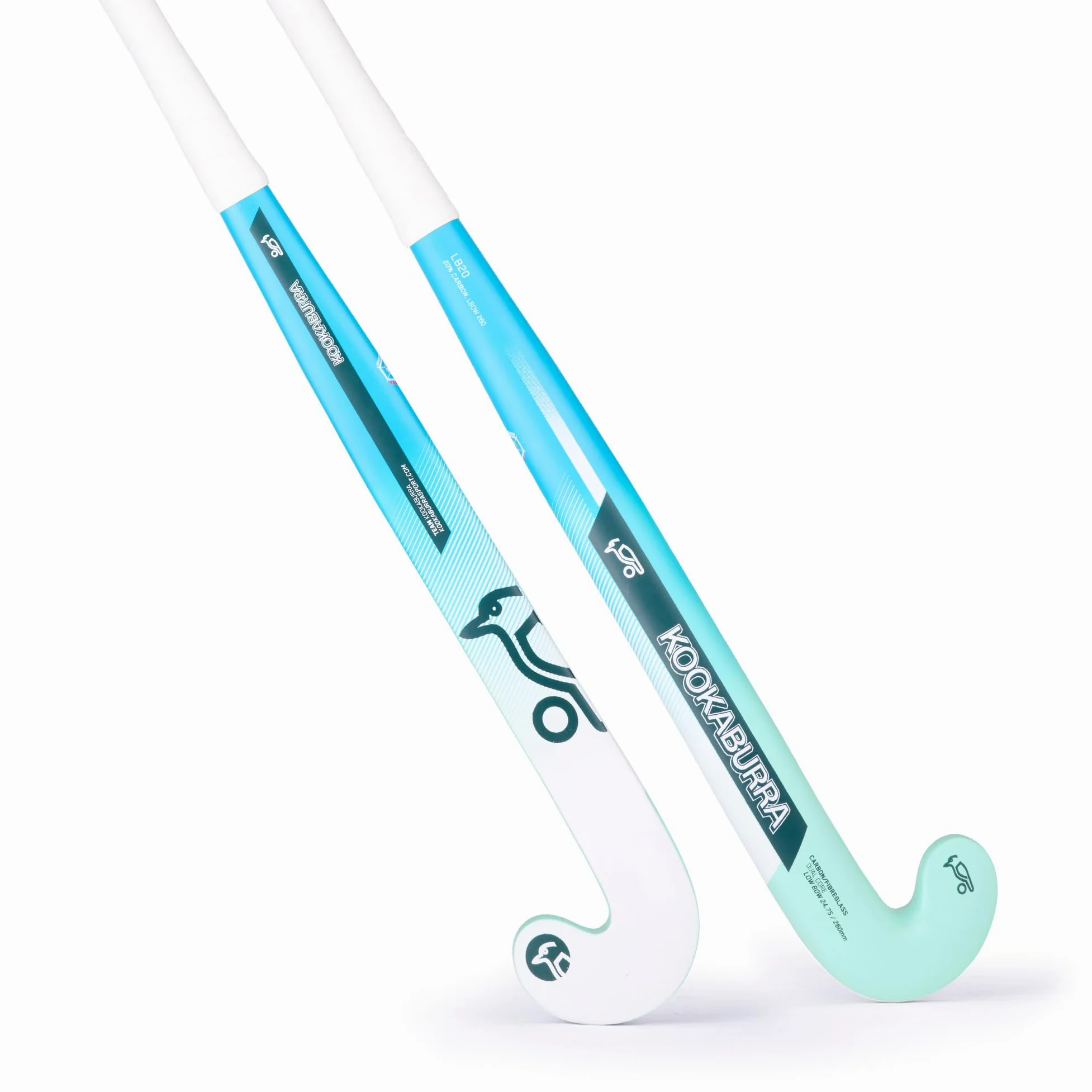 KOOKABURRA LB20 Hockey Stick - L Bow 260, 20% Carbon, Dual Core, Pro Cushion Grip
