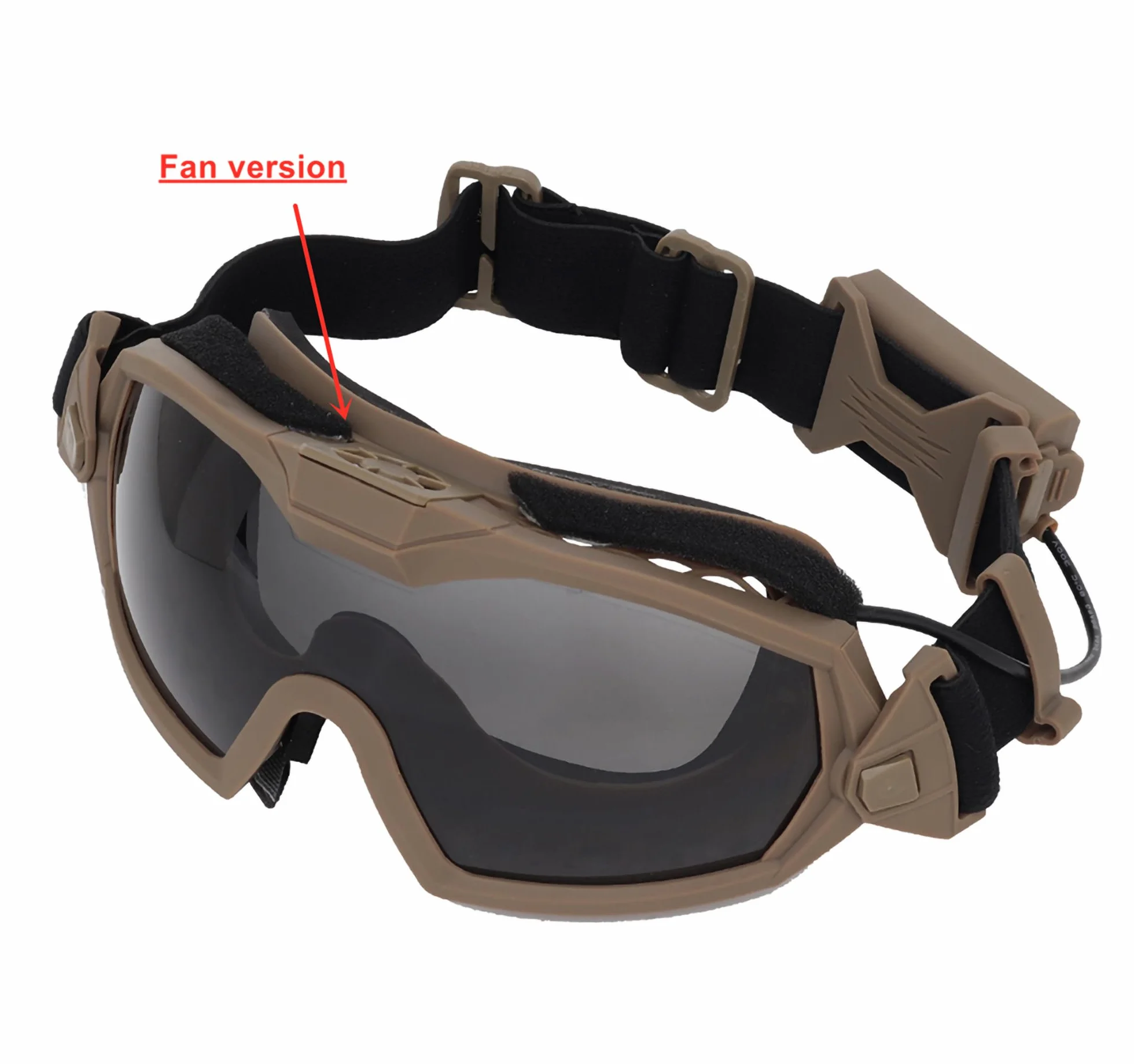 Refroidisseur Tactique Airsoft Paintball Lunettes Régulateur Protection Snowboard Ski Chasse Tir Sport