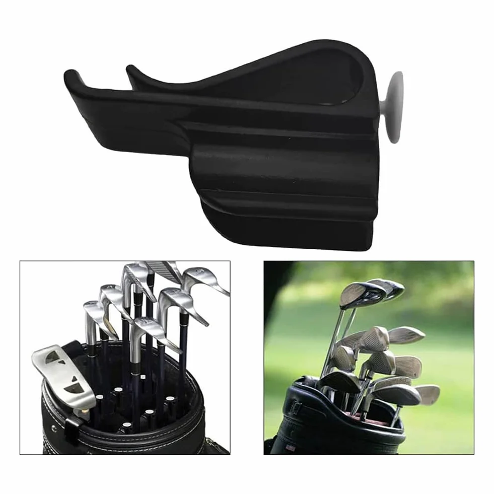 Golf Club Clip de Stockage en Plastique 20 Pcs Noir Accessoires pour Golfeurs