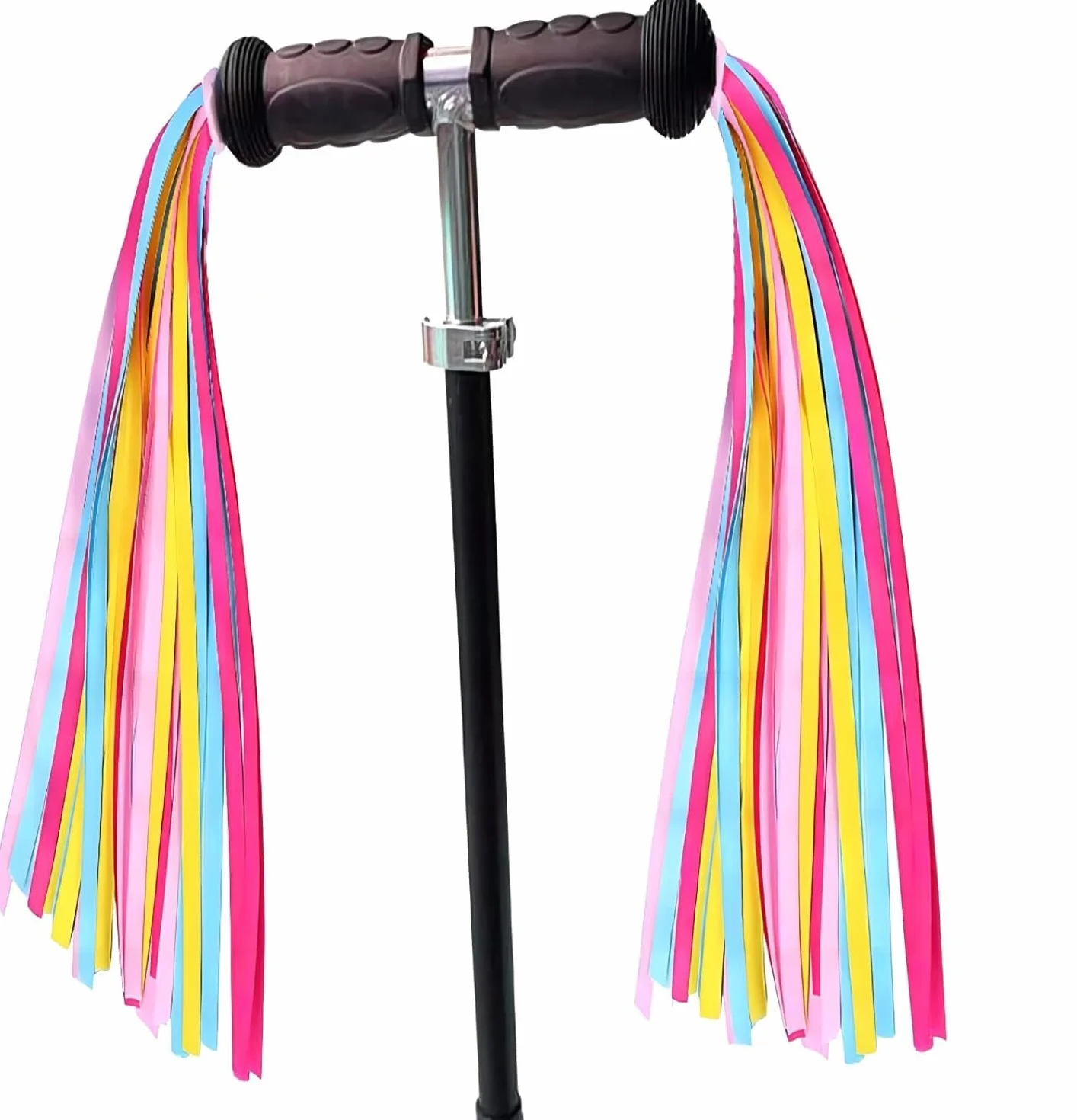 Rubans arc-en-ciel pour vélo enfants filles garçons trottinette accessoires