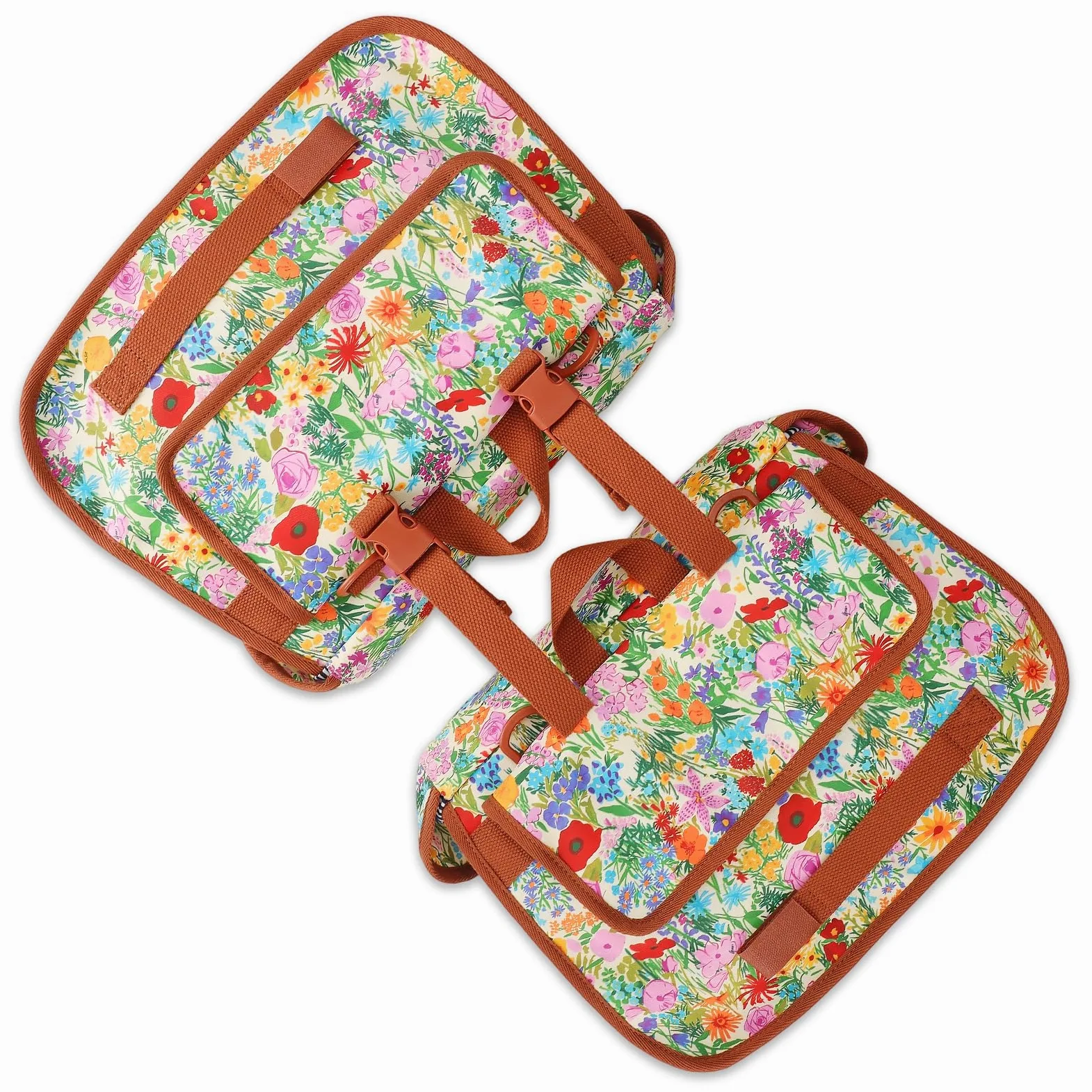 Sacoche Double Porte-Bagages en Nylon pour vélos, 24 l, Sac de Rangement pour siège de vélo, pour Les Voyages, Les déplacements, Les achats