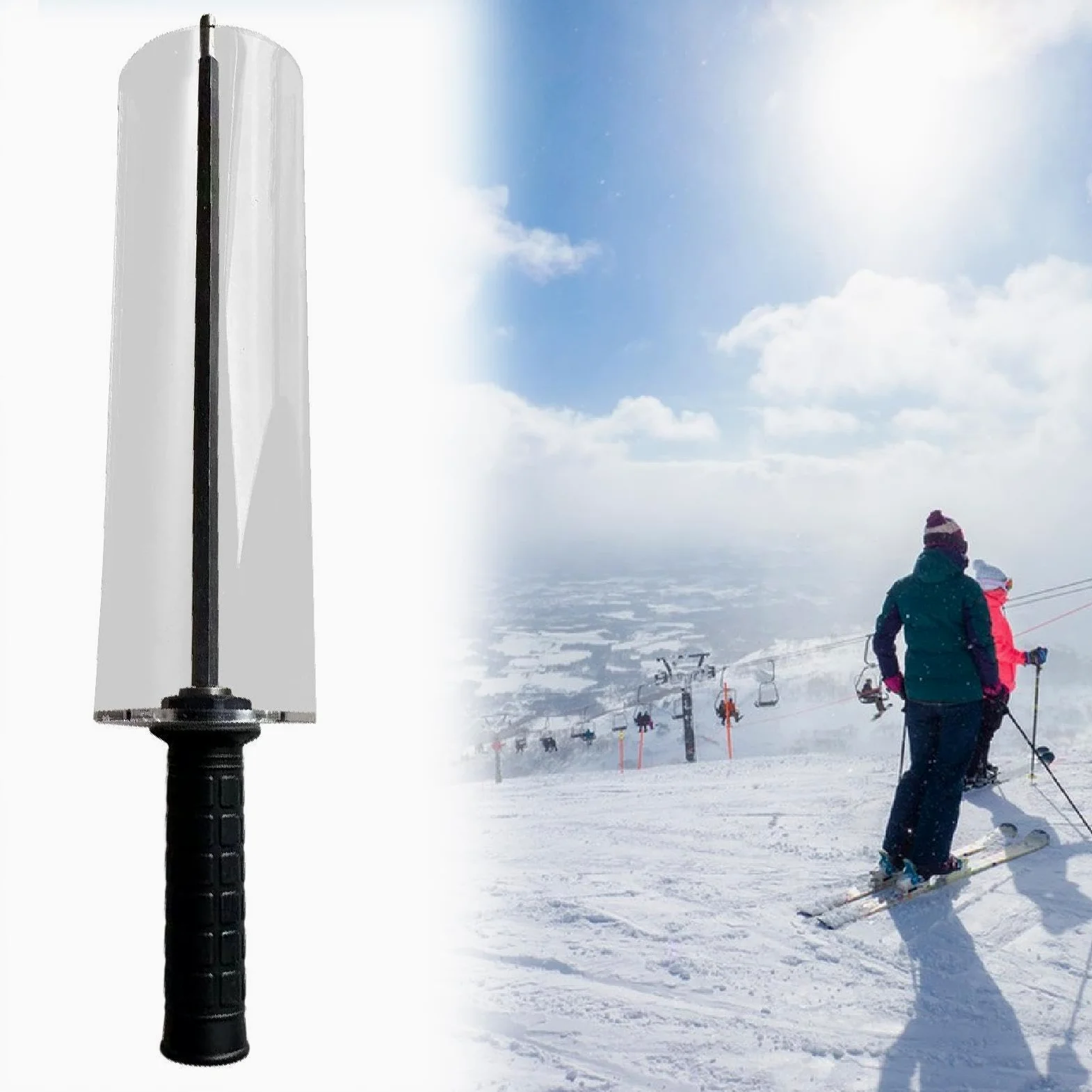 Ensemble de Manches pour Brosses à Ski, Rouleau à Farter, Manche pour et de
