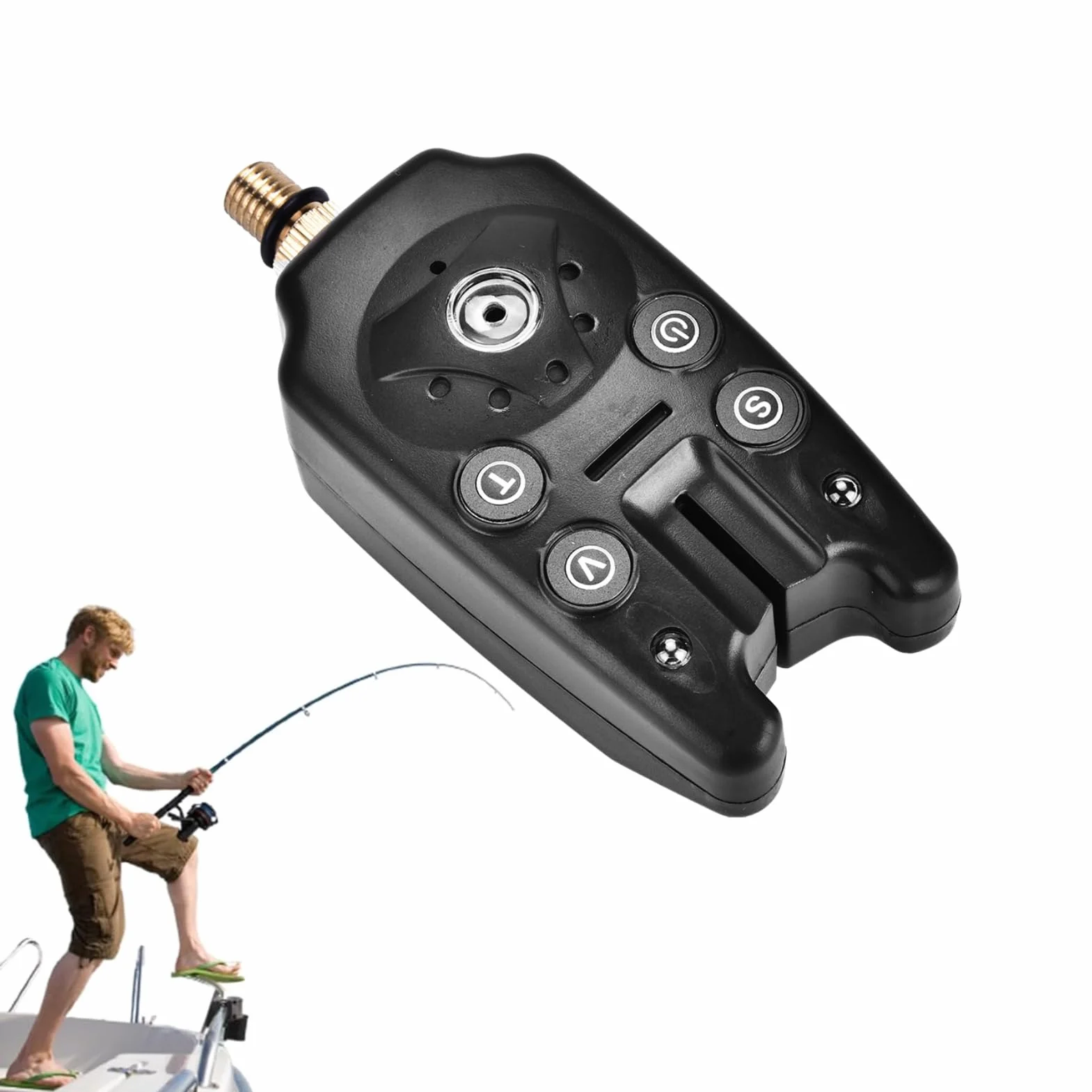 Détecteur de touche électronique pour la pêche - Indicateur lumineux LED - Swinger Vibration - Appareil de pêche
