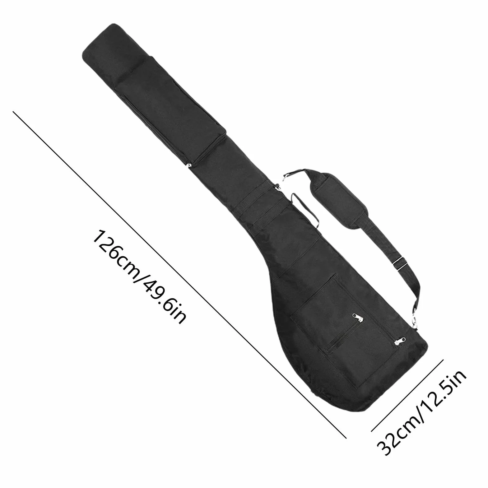 Sac de Golf de Voyage Pliable pour 8-10 Clubs Transport Résistant à l'usure