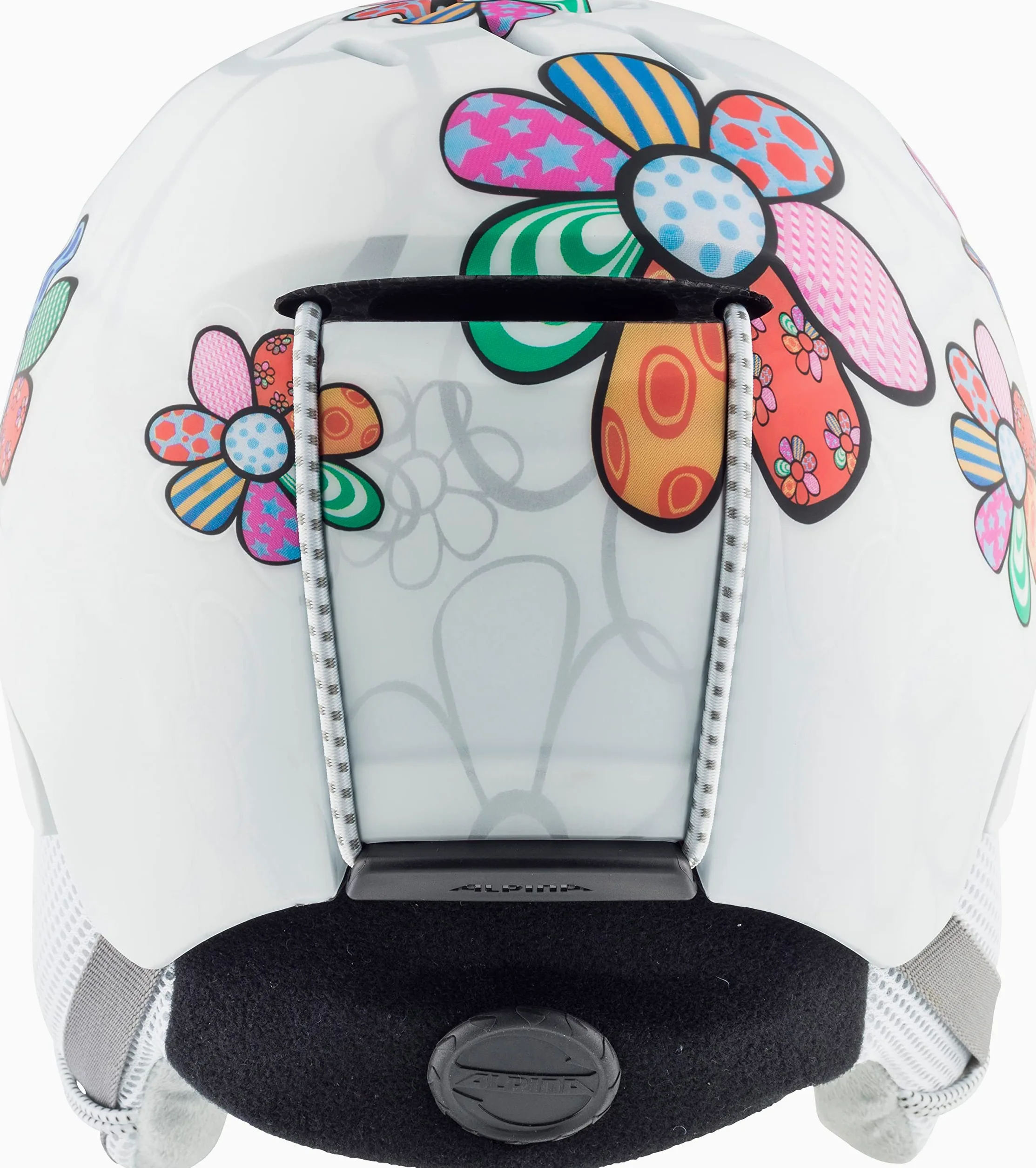 ALPINA Unisexe - Enfants, PIZI Casque de Ski, Patchwork-Flower Matt, 51-55 cm