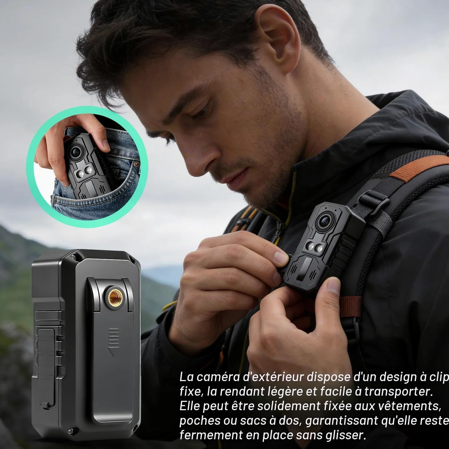 Mini Caméra de Chasse 1080P, Camera Animaux Exterieur 12 Mégapixels 4K Caméra Vidéo étanche Grand Angle de 120° Vision Nocturne par LED Infrarouge 940 nm