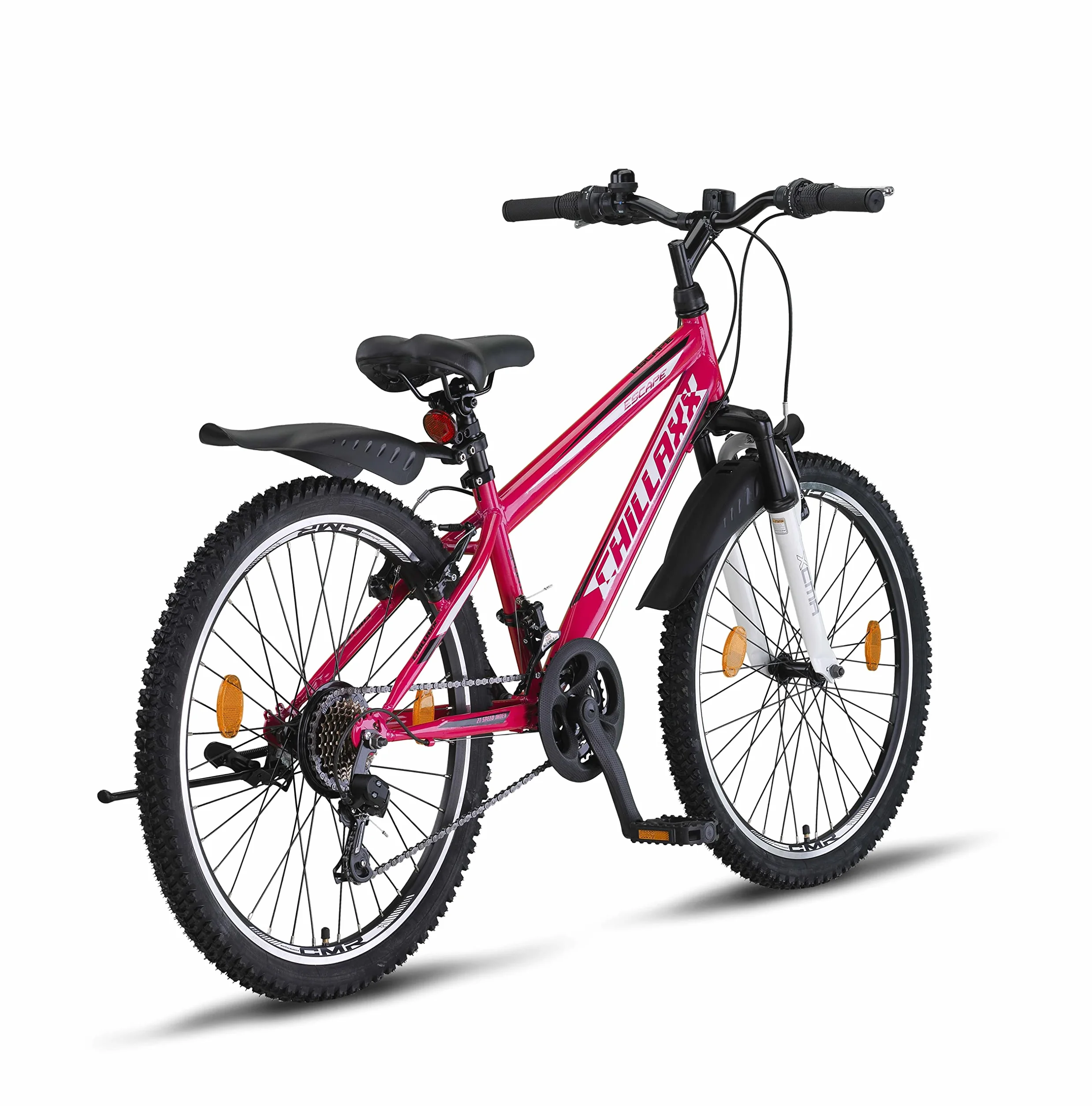 Chillaxx Bike Escape VTT 24 26 pouces 21 vitesses