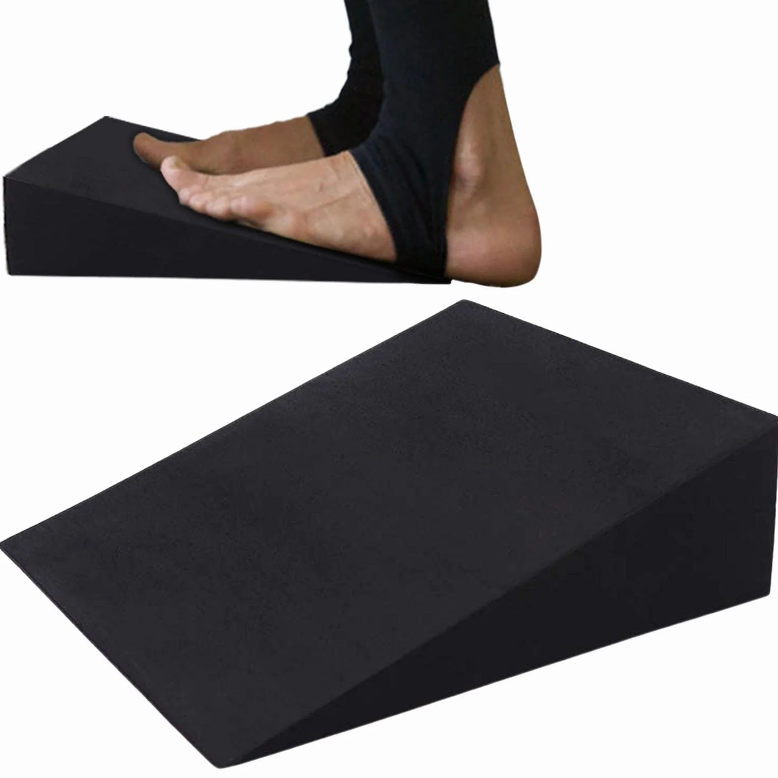 Planche Inclinée pour Étirement du Mollet, Cale Yoga, Améliorer Force Jambe Inférieure