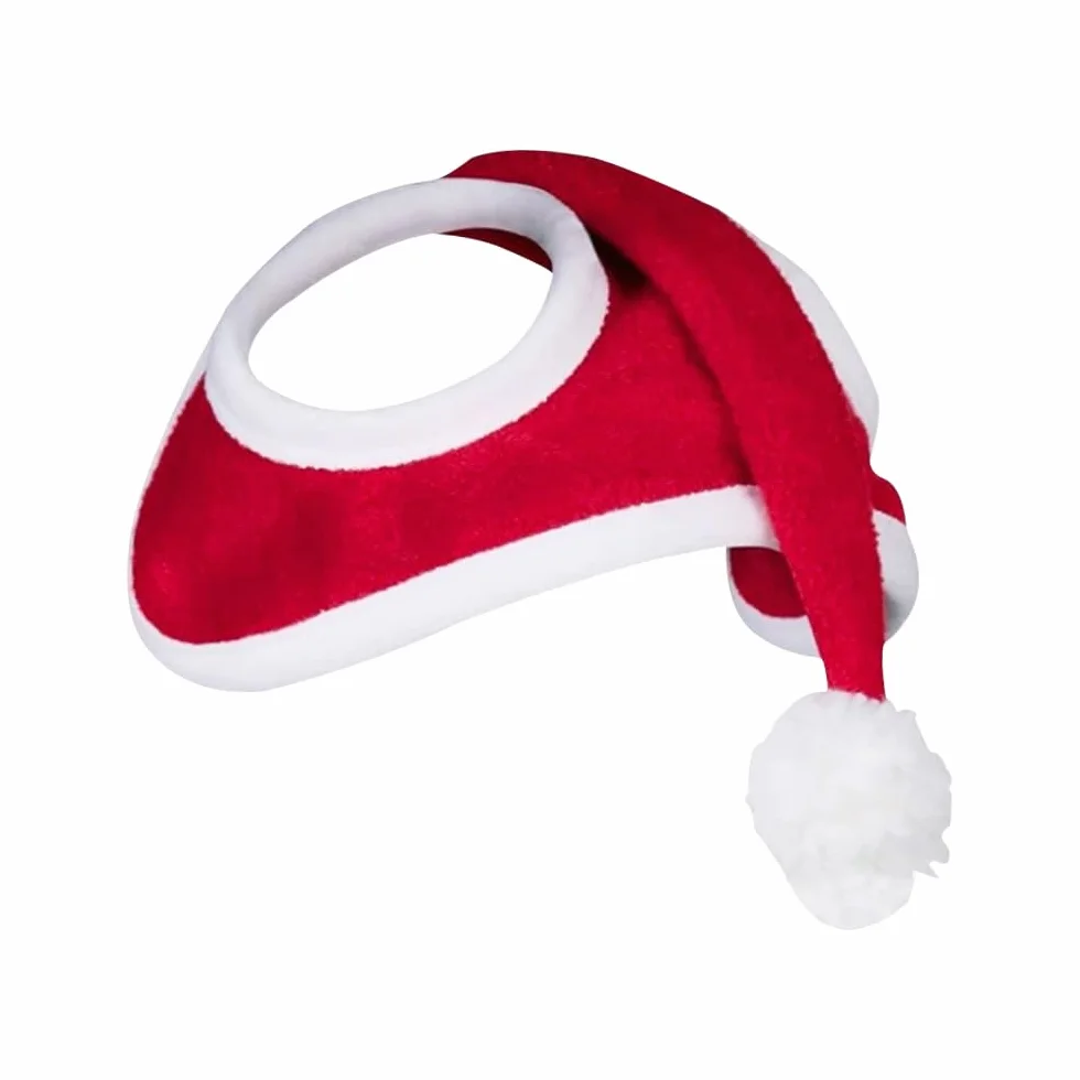Bonnet de Noël pour Cheval, Bonnet de Noël avec Cheval, Bonnet de Noël pour Casque D'équitation, Accessoires de Noël pour Chevaux, Tenue pour Noël, 35 cm x 43 cm