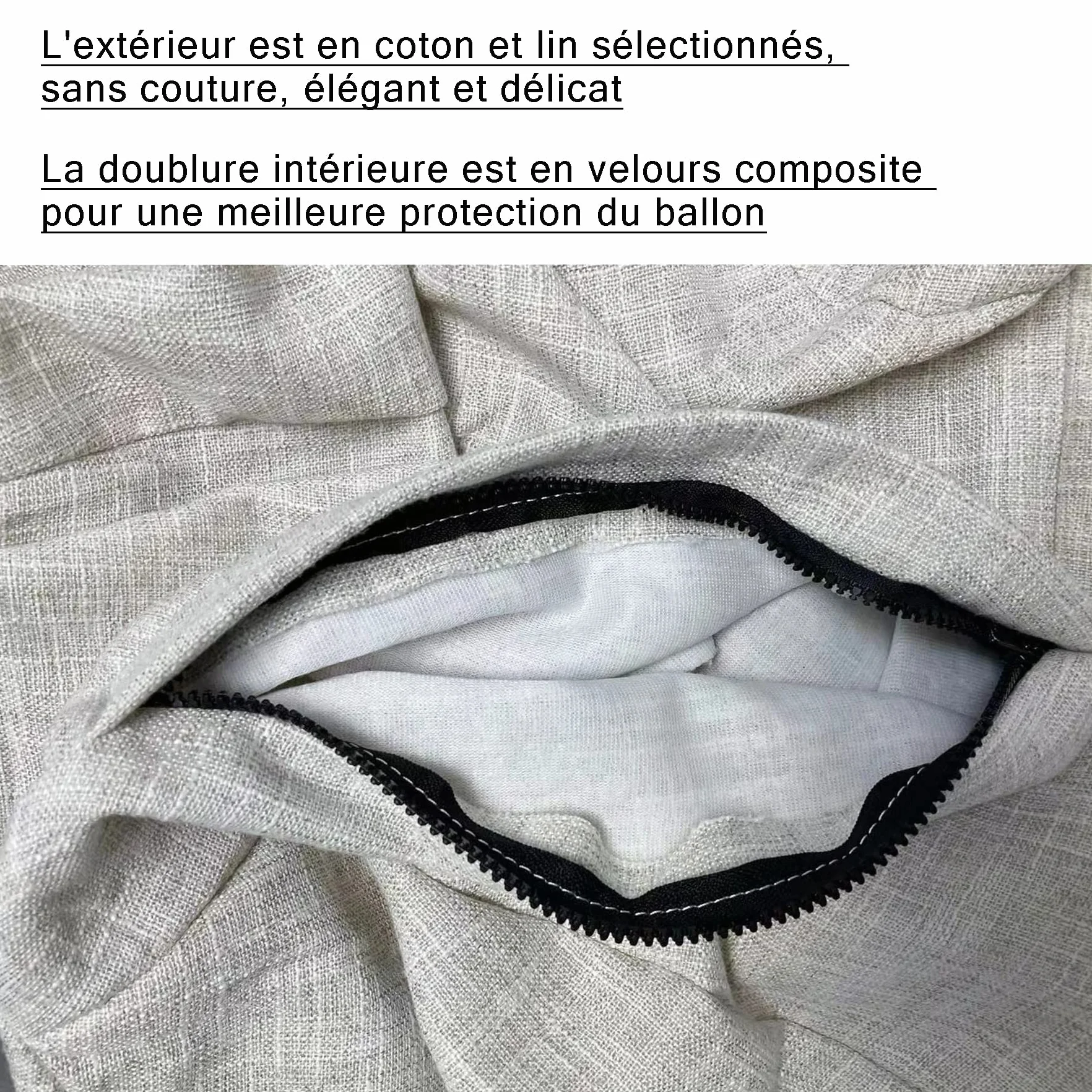 Housse Ballon Gym Swiss Ball Bureau Anti-saleté Protection Antidérapante pour Grossesse