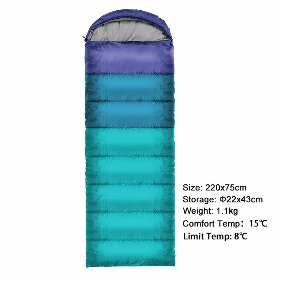 Sac de Couchage de Camping/Sac de Couchage étanche/Réchauffer Trois Saisons Printemps et été/Voyage/Extérieur/Adulte,Green