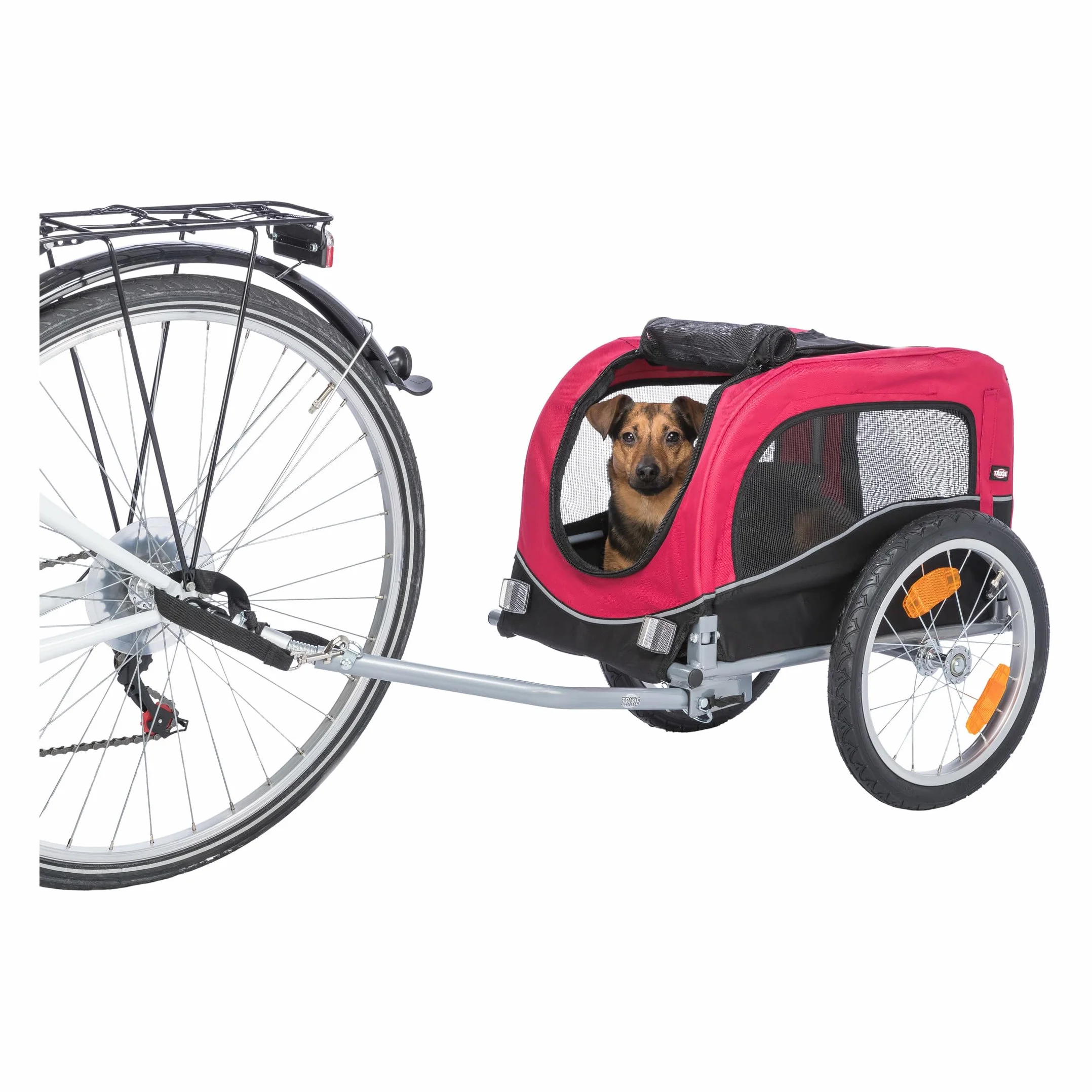 Trixie Attelage de Rechange remorque vélo Chien Fixation Stable Changement Rapide Compatible remorques