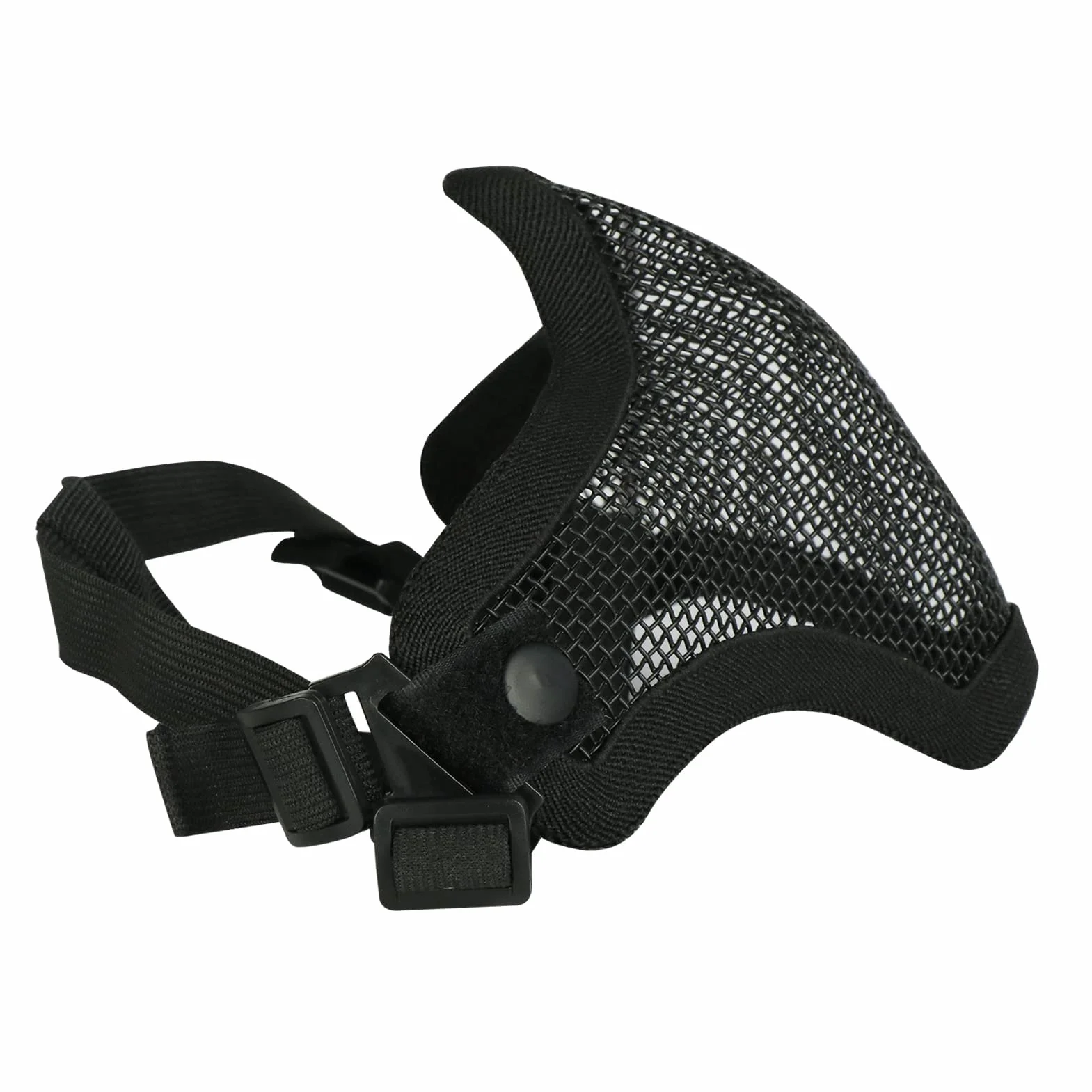 Masque Airsoft Acier Plein avec Lunettes pour CS Paintball Tir